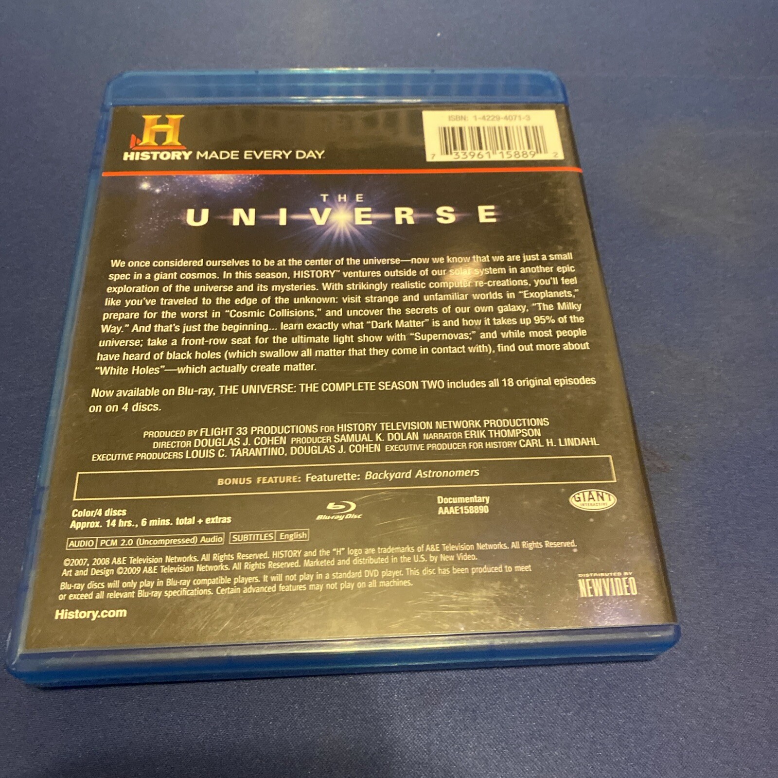 Universe: The Complete Season Two (Blu-Ray 2009, 4-Disc Set)
