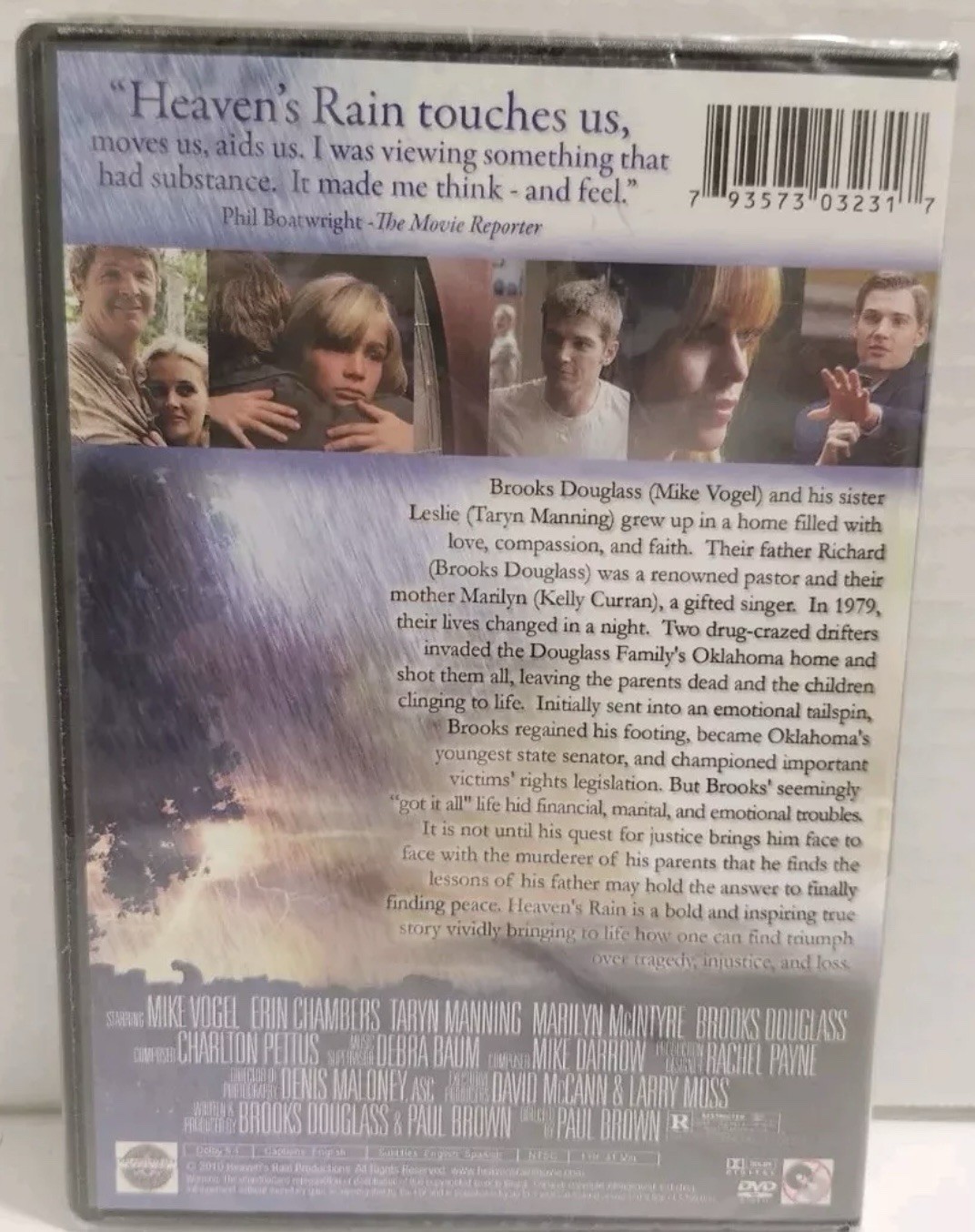 2010- Heavens Rain-DVD True Story- Douglass, Vogel, Chambers-USA SELLER-