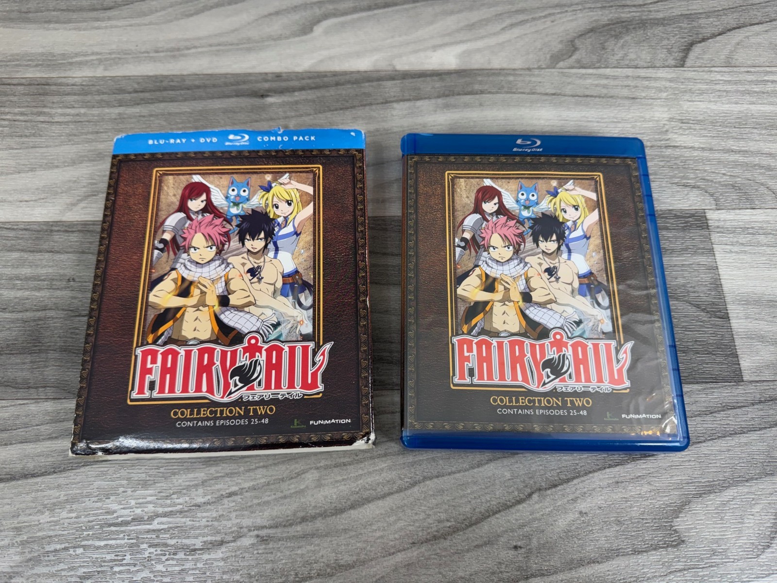FAIRY TAIL COLLECTION 1-3 + 6 DVD BLU-RAY COMBO PACK SET LOT 1-72 121-142 ANIME