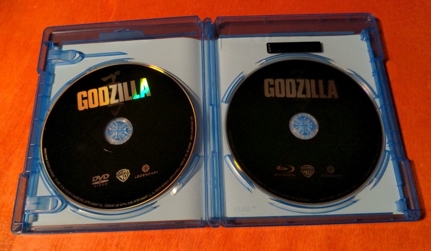 Godzilla Blu-ray Ken Watanabe Bryan Cranston Elizabeth Olsen Gareth Edwards