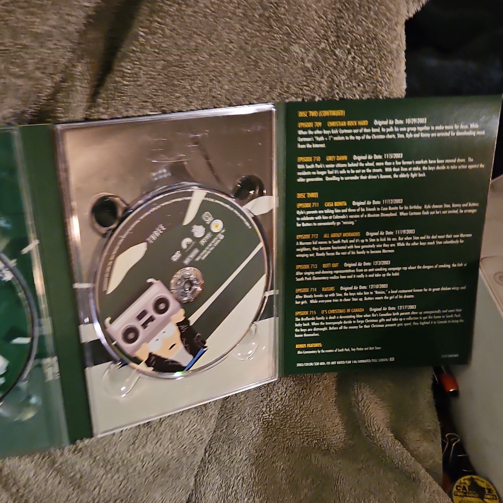 South Park Complete Seventh Season DVD Collector’s Edition Multi-Disc Commentary