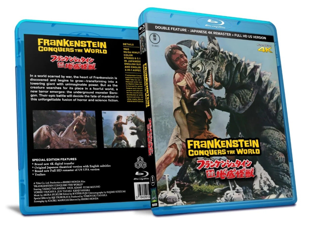 FRANKENSTEIN CONQUERS THE WORLD (1965) – 4K REMASTER + FULL HD U.S. VER Blu Ray