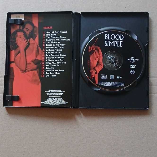 Universal Blood Simple DVD Widescreen – Joel Coen, McDormand, John Getz