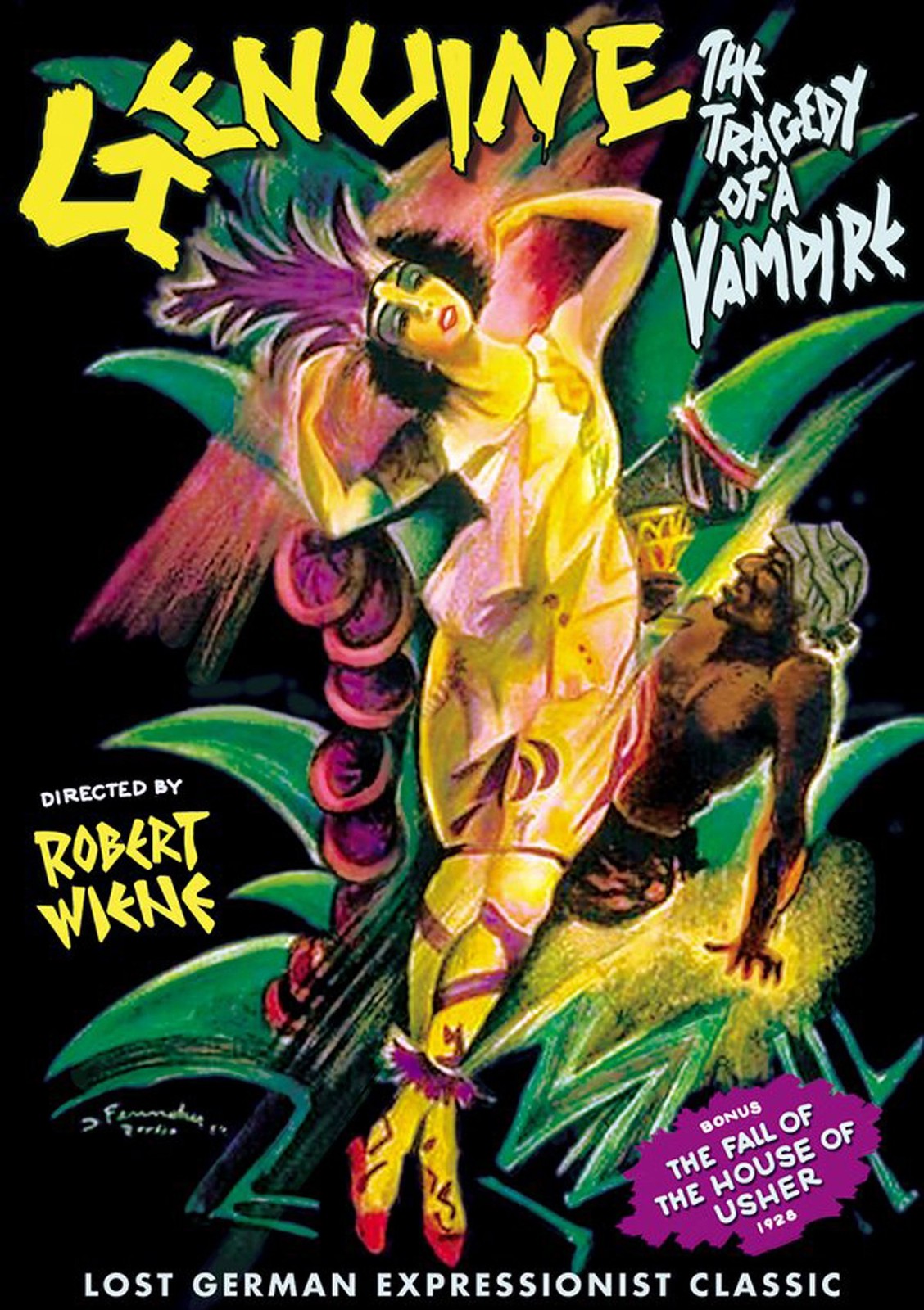 Genuine: The Tragedy of a Vampire (Silent) (DVD) Fern Andra Fern Andra