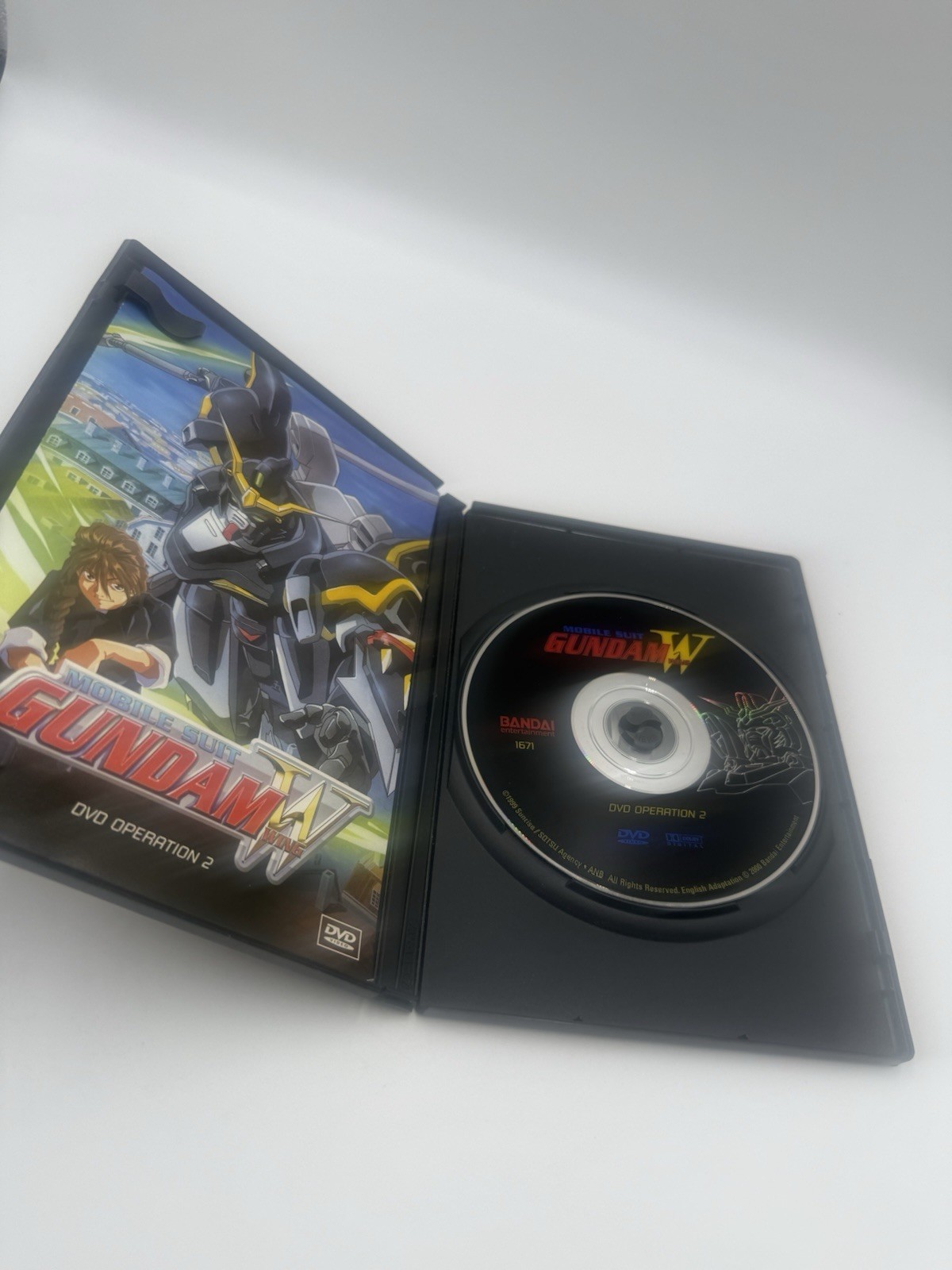 Mobile Suit Gundam Wing Complete 1 & 2 DVD Sets Anime Legends Bandai