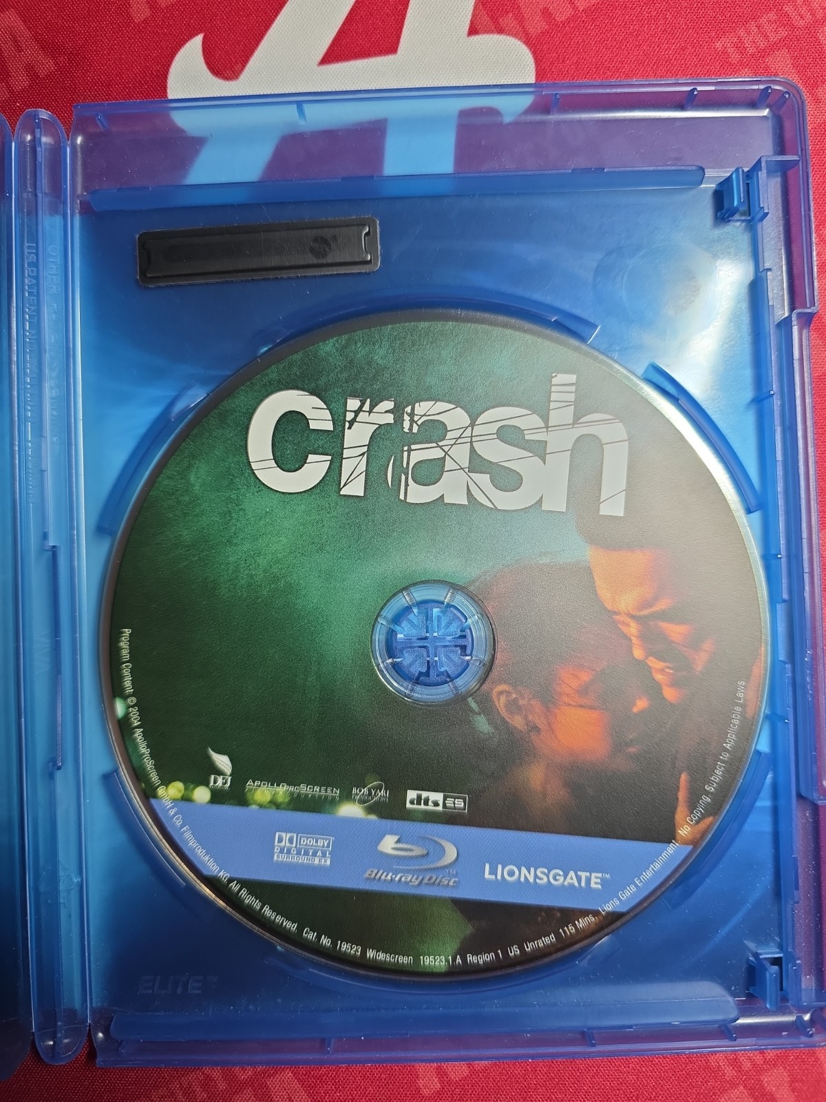 Crash Unrated Version Blu-ray, 2004 115 Minutes Widescreen Urban Thriller