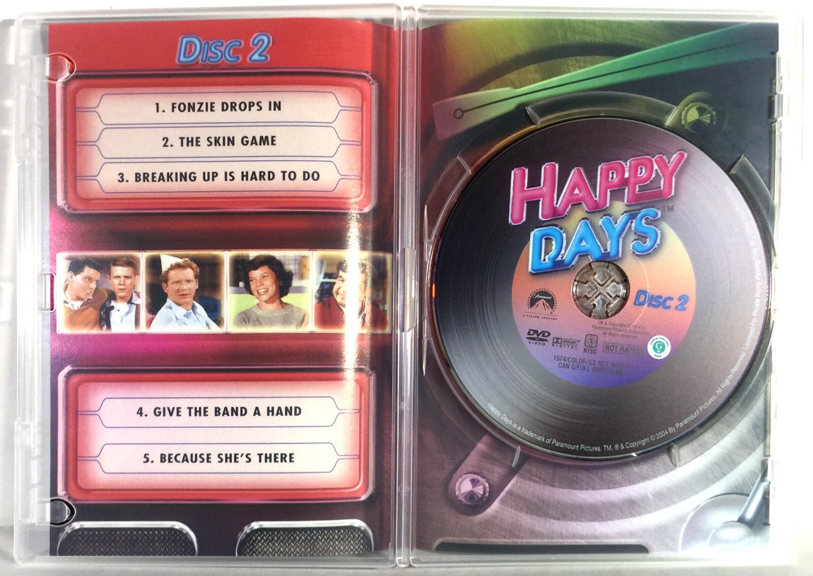 Happy Days: The Complete 1st Season (3-Disc DVD, 1974) w/ Slipcase! Ron Howard