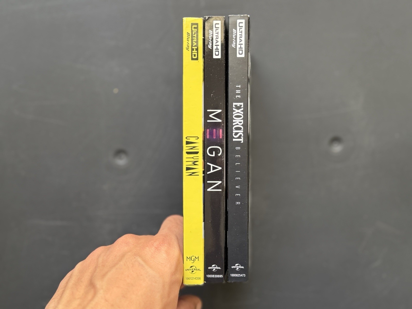 CandyMan + Megan + The Exorcist 4K UHD + Blu-Ray + Slipcovers