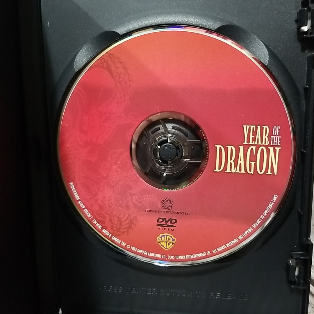 Year of the Dragon [1985 Film] (DVD, 2005) Mickey Rourke Michael Cimino Reg 1