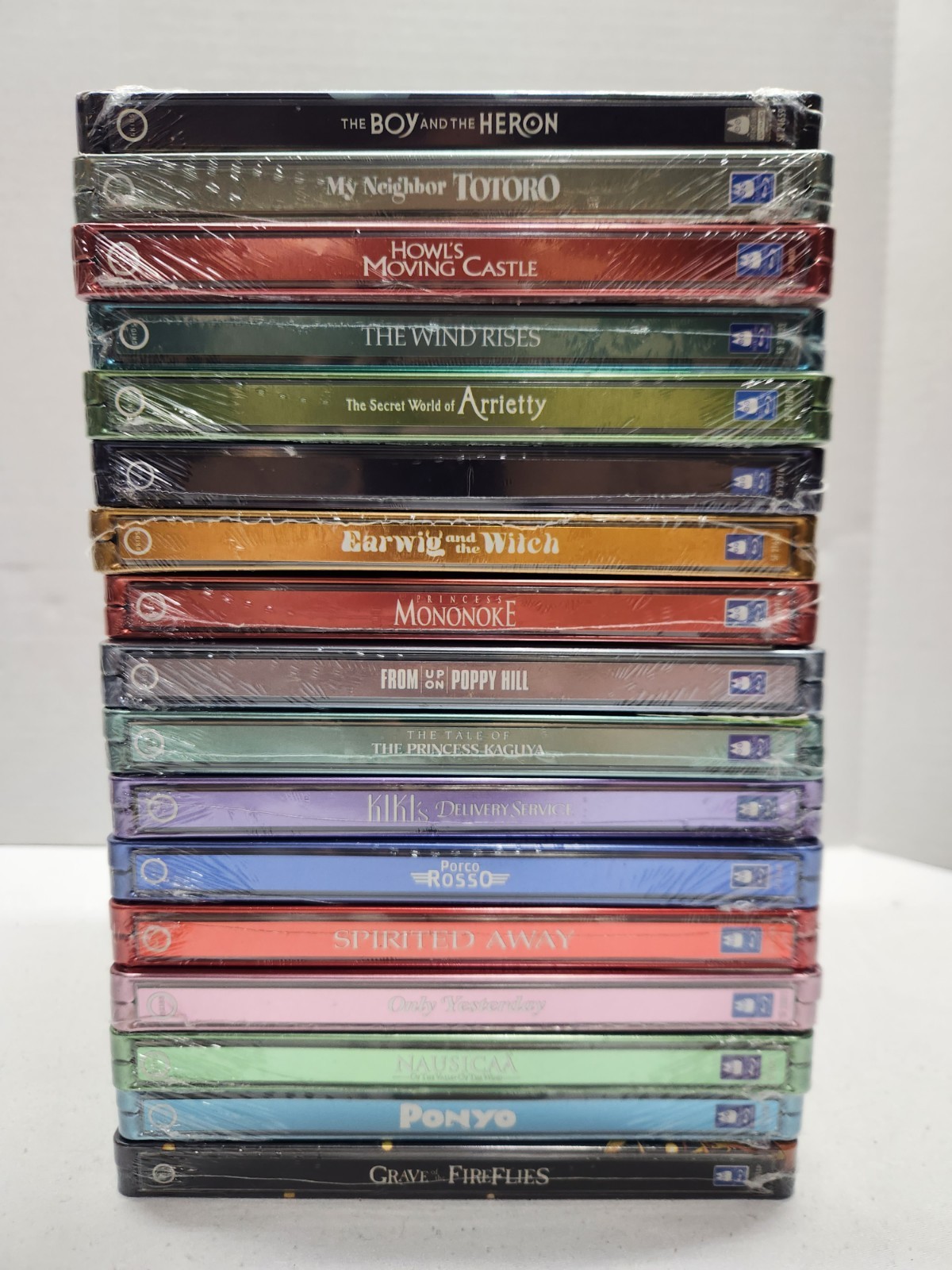 Studio Ghibli Blu-ray Steelbook Collection Lot of 17 SEALED