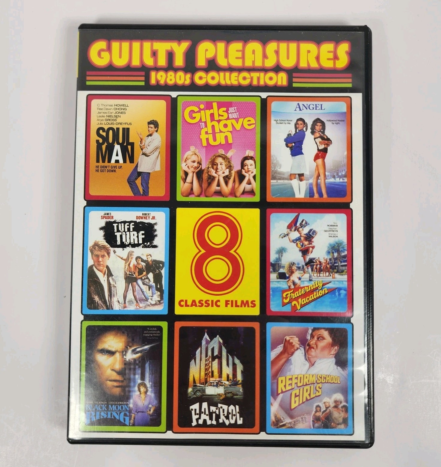 Guilty Pleasures: 1980s Collection (8 Classic Films, 3 Discs) Rare HTF 2013 DVD