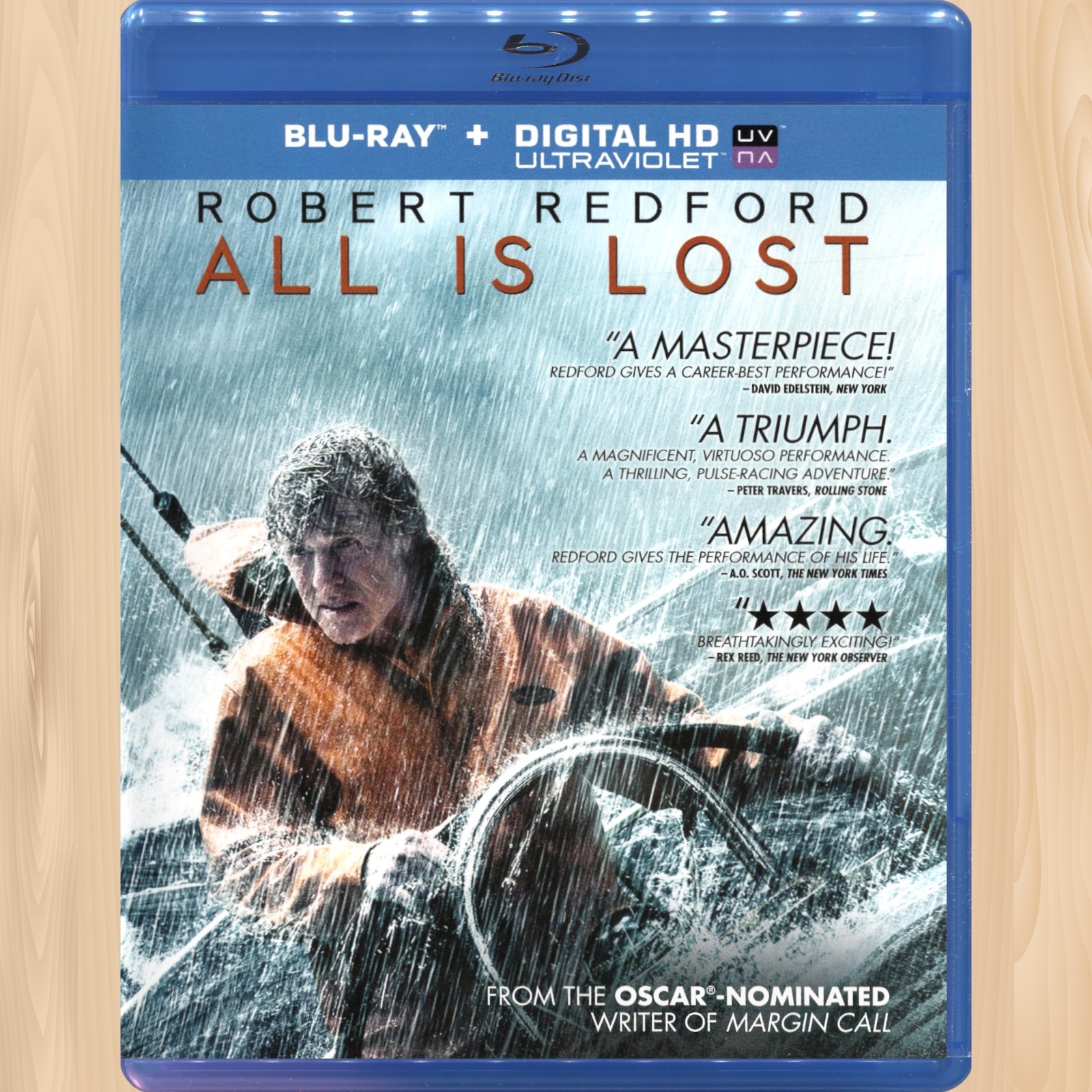 Robert Redford ALL IS LOST BLU-RAY written and directed by J.C. Chandor 0216