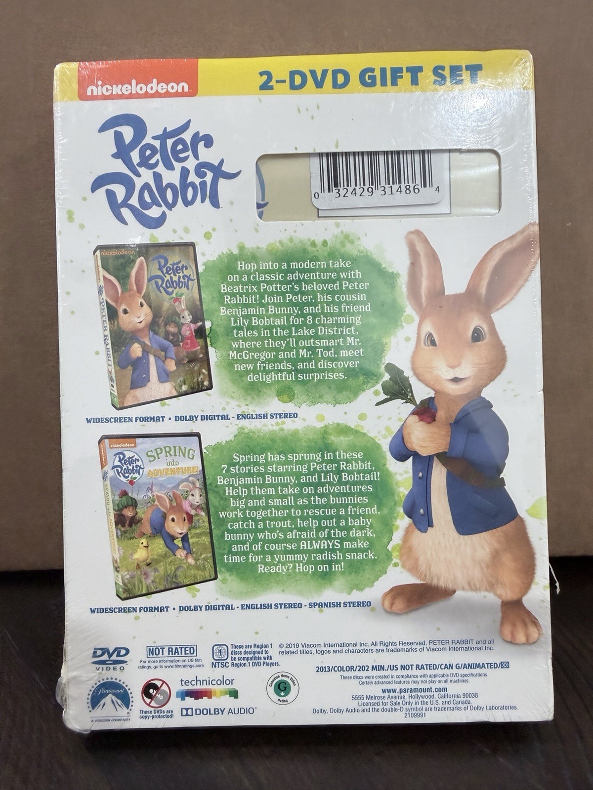 Peter Rabbit Springtime Collection DVD Set NEW SEALED, Easter, Kids, Family