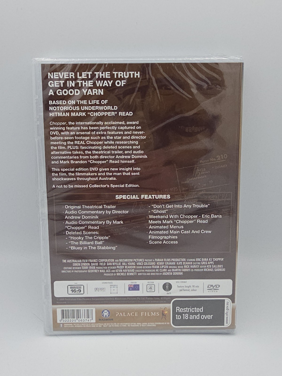Chopper (DVD, 2000) New Sealed REG 4