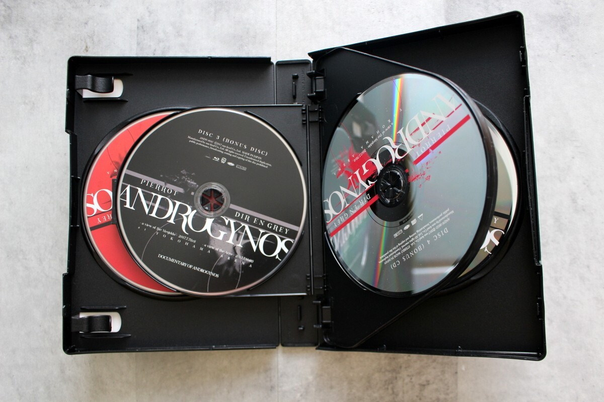 PIERROT x DIR EN GREY ANDROGYNOS Delux edition Japan Blu-ray