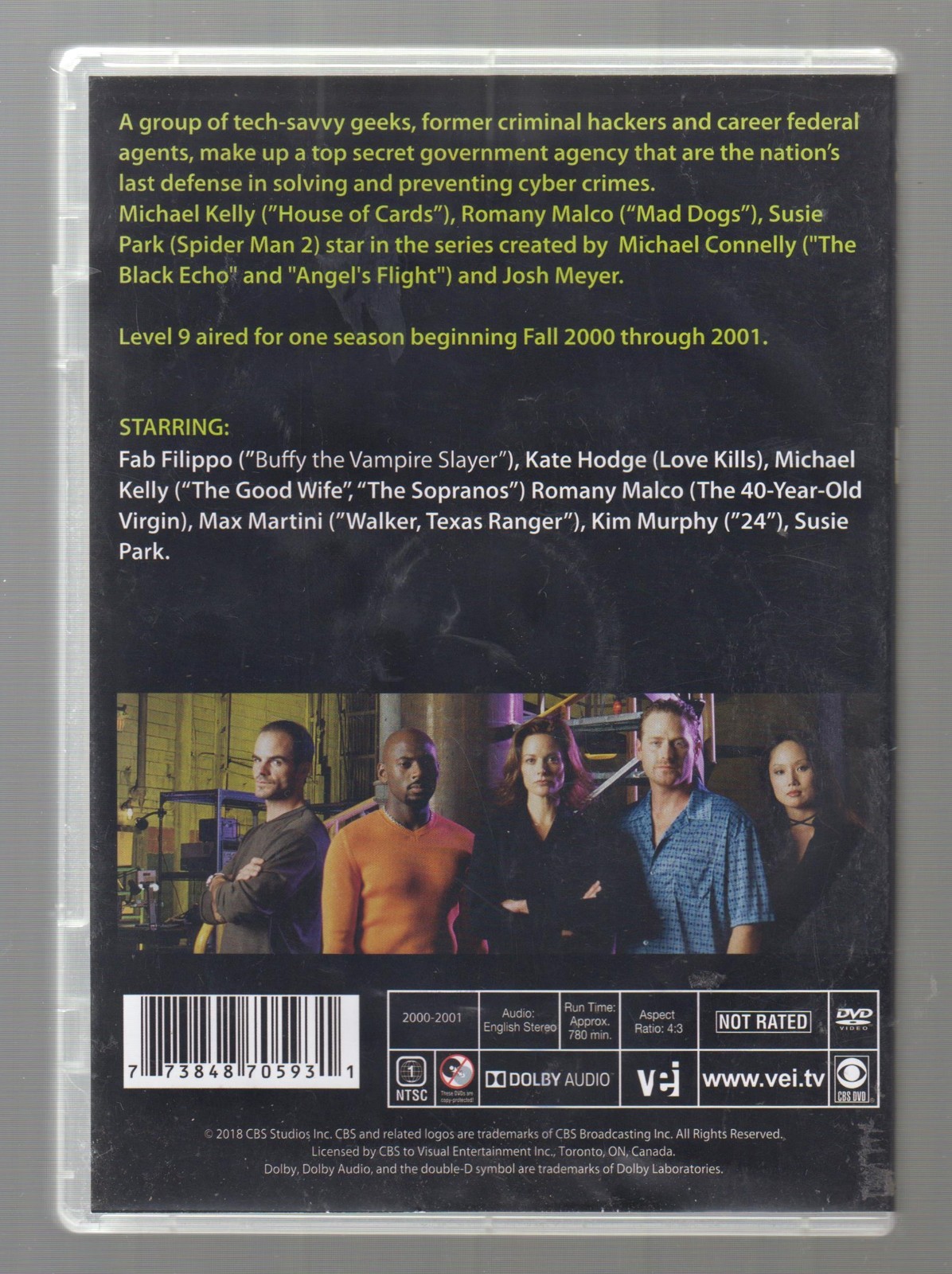 Level 9 Cyber Detectives Complete Action Science Fiction TV Series 3 DVD Set