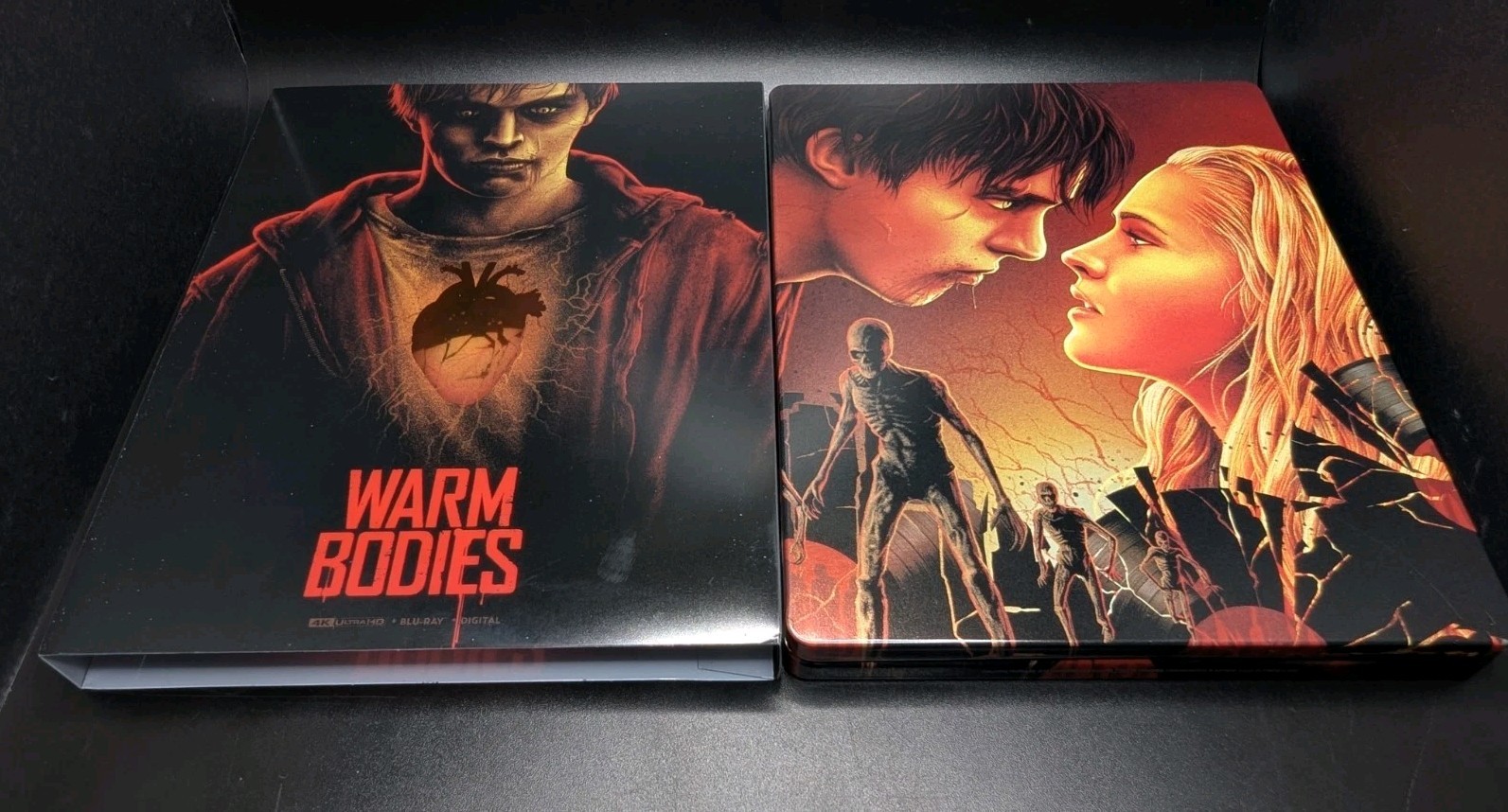Warm Bodies Steelbook 4K UHD Blu-ray Set W/ Slipcover NO Digital CODE LIKE NEW
