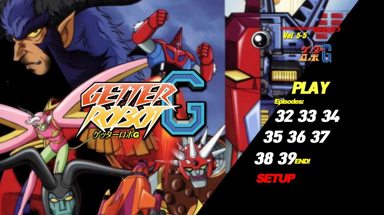 GETTER ROBO G audio Japanese with English & Spanish subtitles 1080 4.3 AI