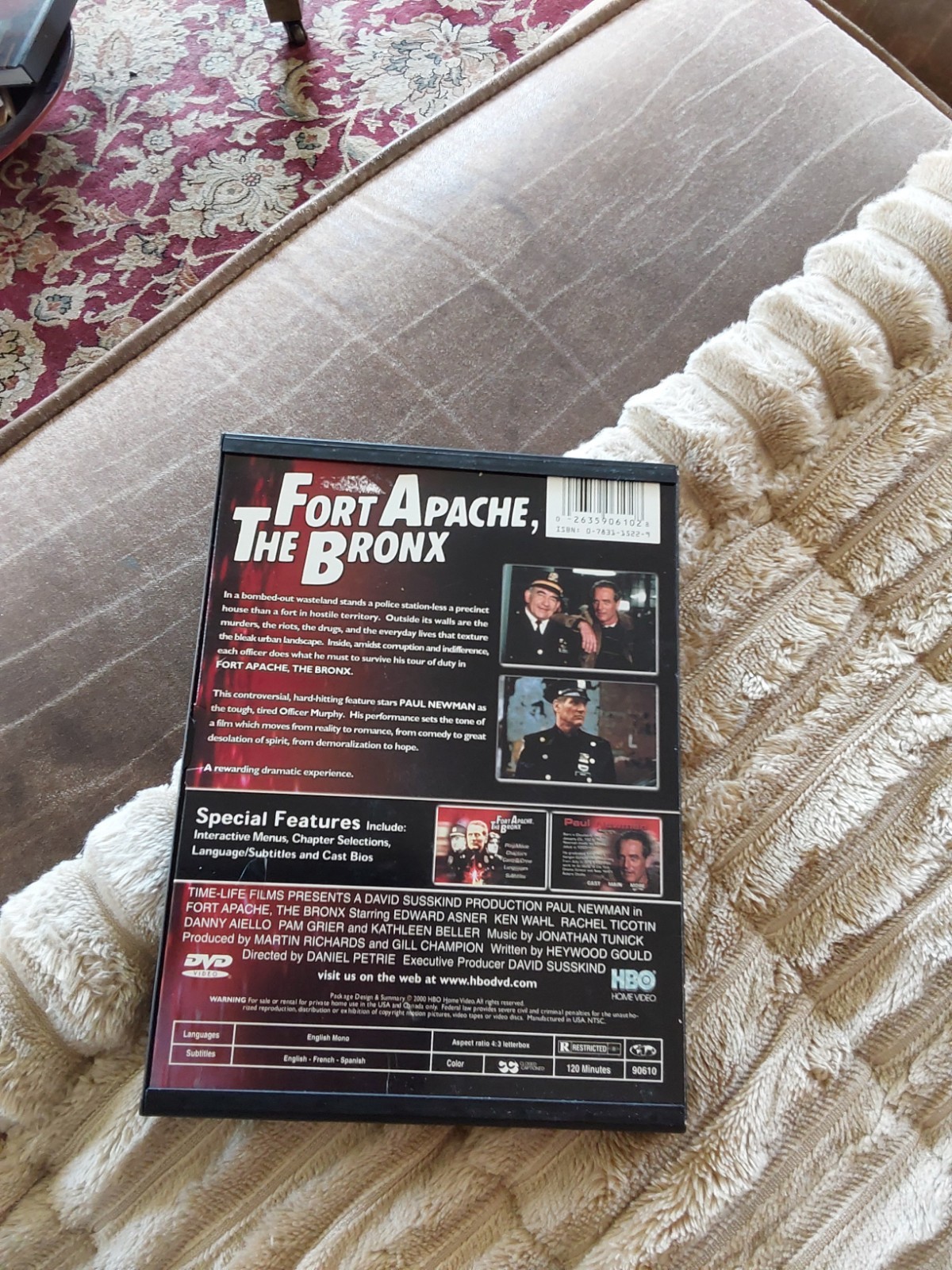 Fort Apache The Bronx DVD Paul Newman Crime Drama HBO Home Video NTSC