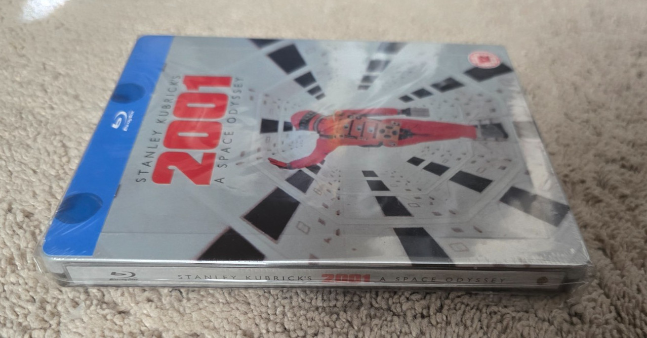 2001: A SPACE ODYSSEY BLU-RAY ZAVVI EXCLUSIVE STEELBOOK REGION FREE