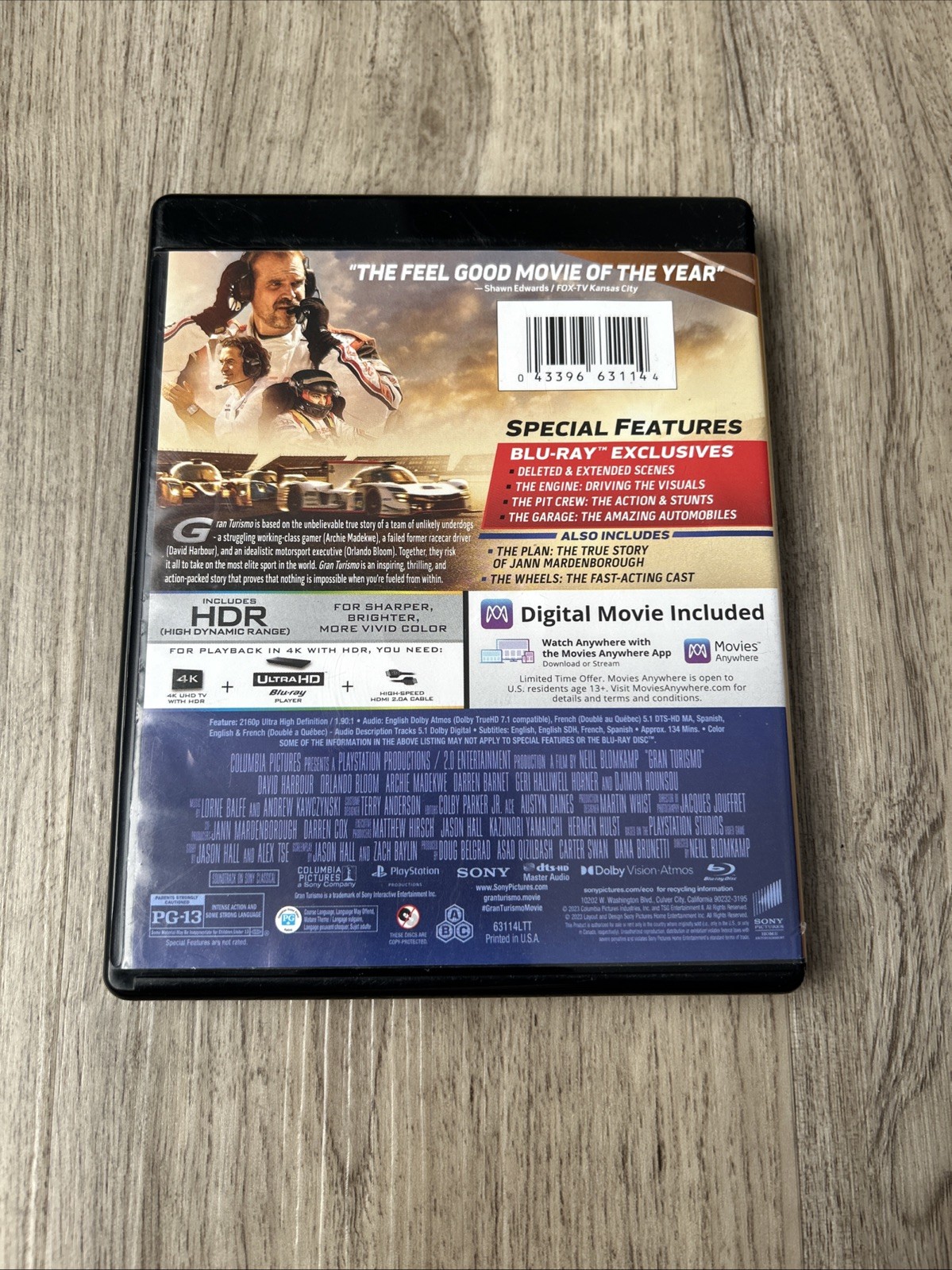 Gran Turismo (4K UHD Blu-ray 2023 Standard Edition)