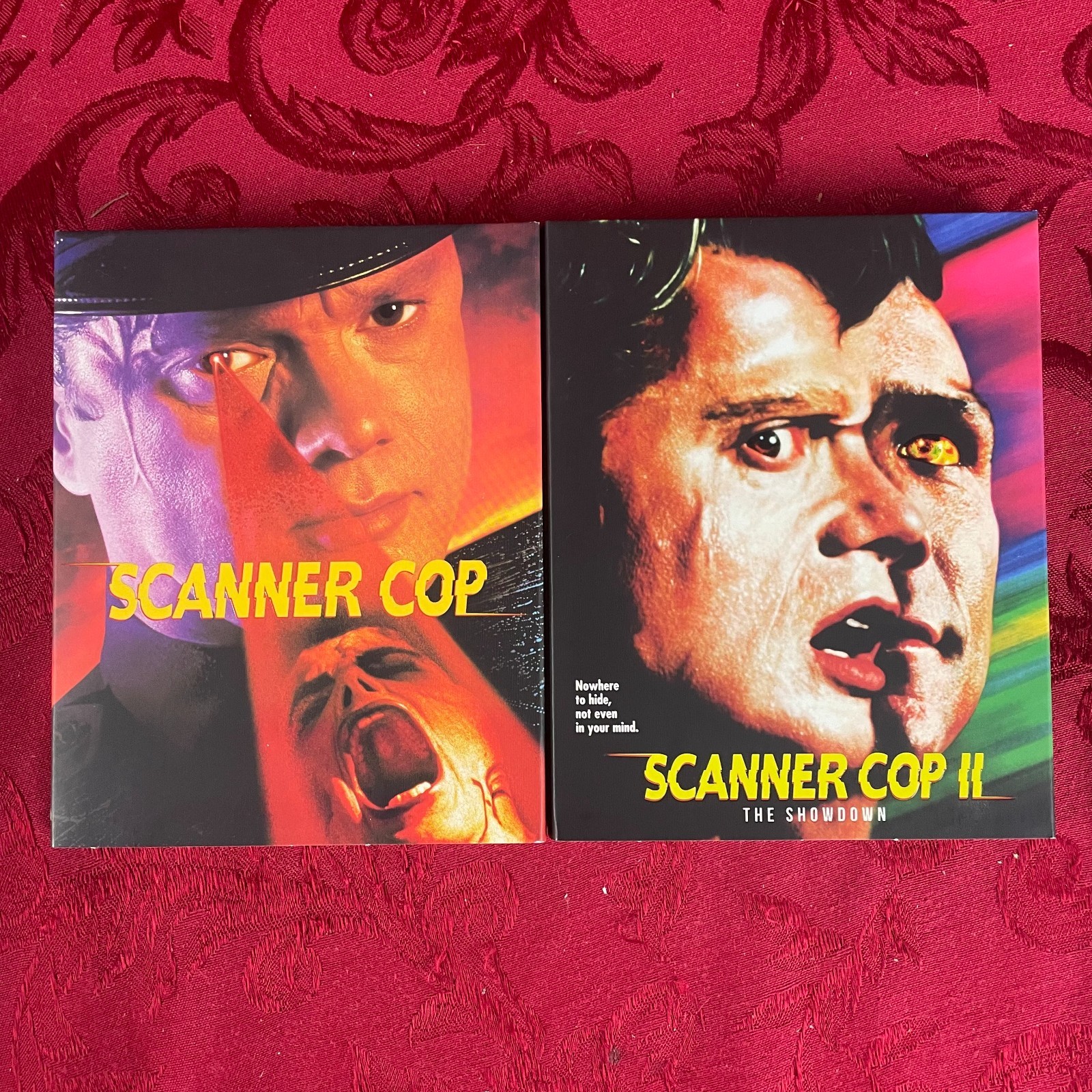 SCANNER COP 1 & 2 (4K UHD) Vinegar Syndrome, Limited Edition Box/Slipcovers, OOP