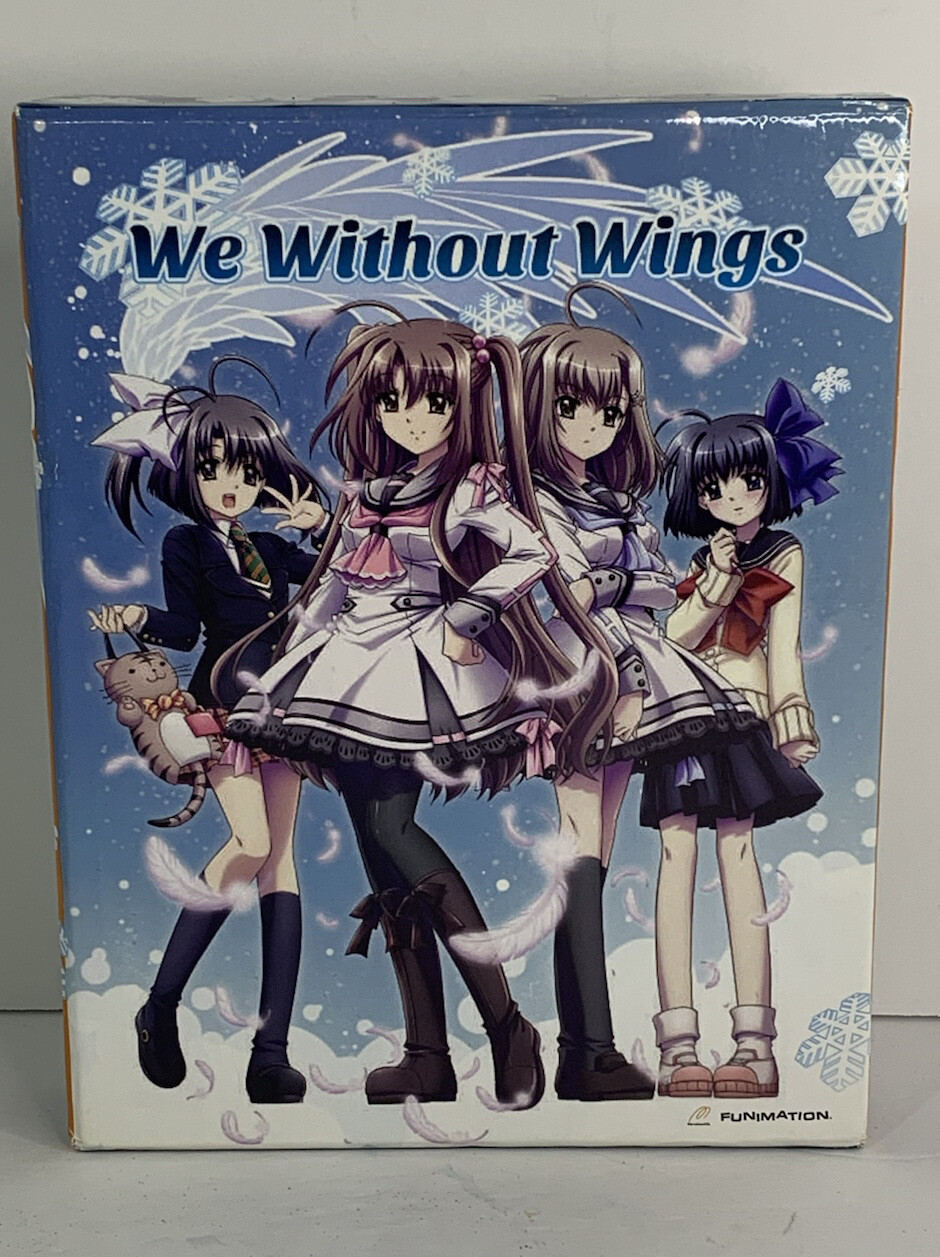 We Without Wings Limited Edition (Blu-ray Disc/DVD, 2013, 4-Disc Set) Rare Anime
