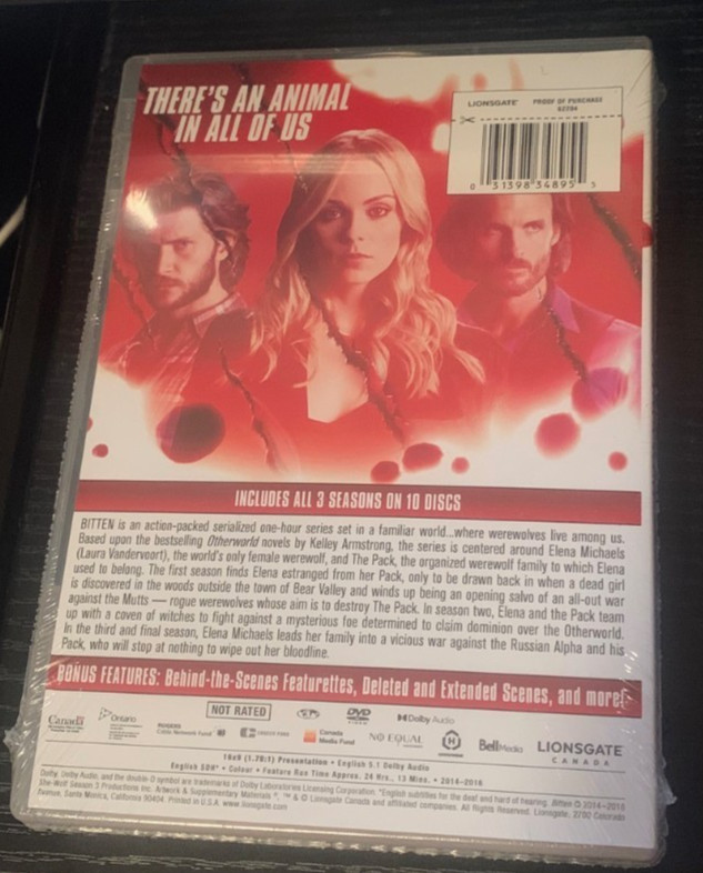 Bitten: The Complete Series (DVD) New/Sealed