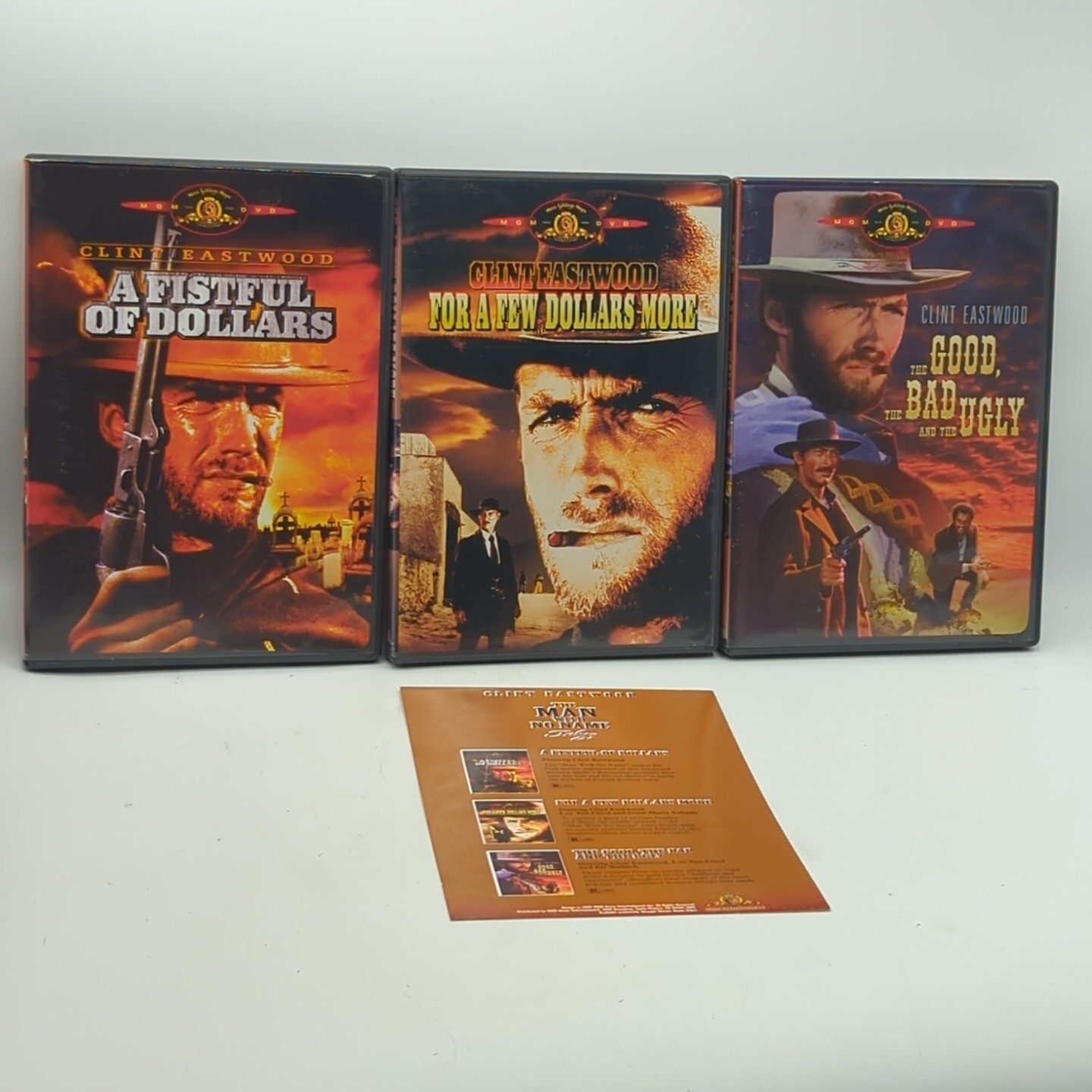 The Man with No Name Trilogy [DVD] (3 Disc Set) Widescreen Clint Eastwood