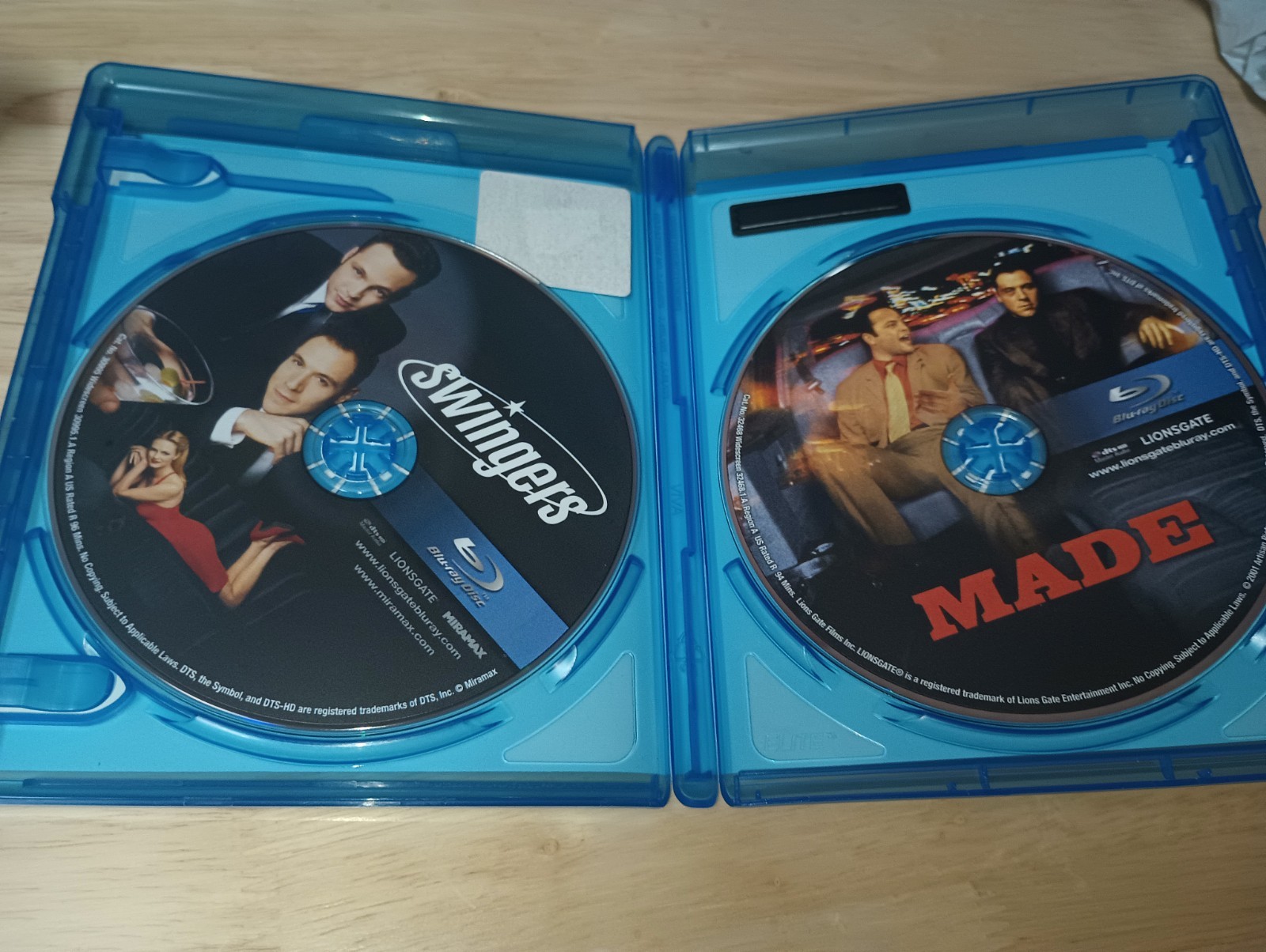 Swingers and Made Double Feature Blu-Ray OOP Jon Favreau Vince Vaughn