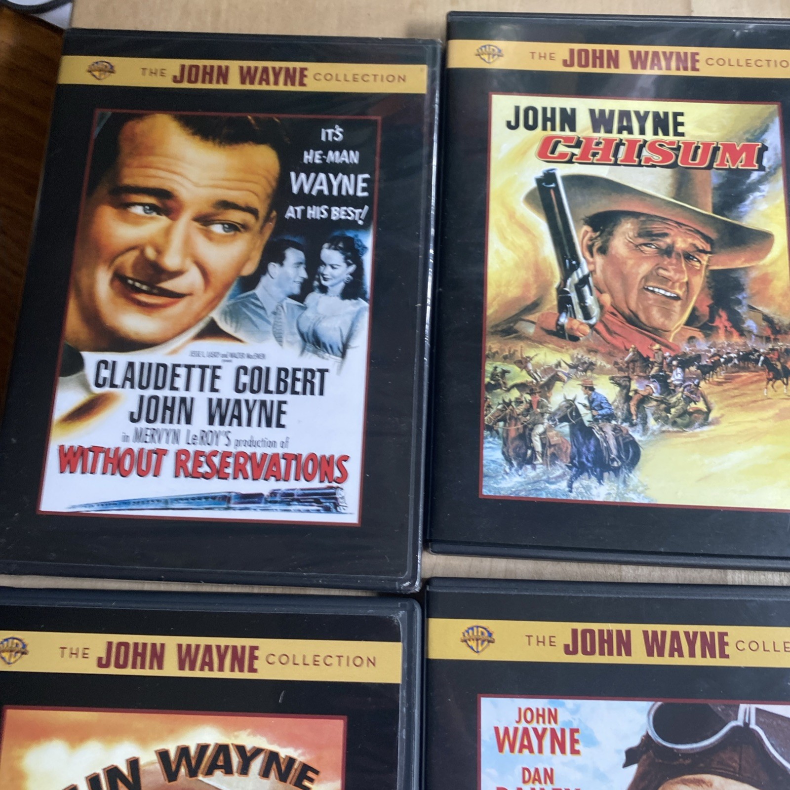 Lot of 9 – John Wayne Classic Films DVD’s – WB John Wayne Collection – Nice