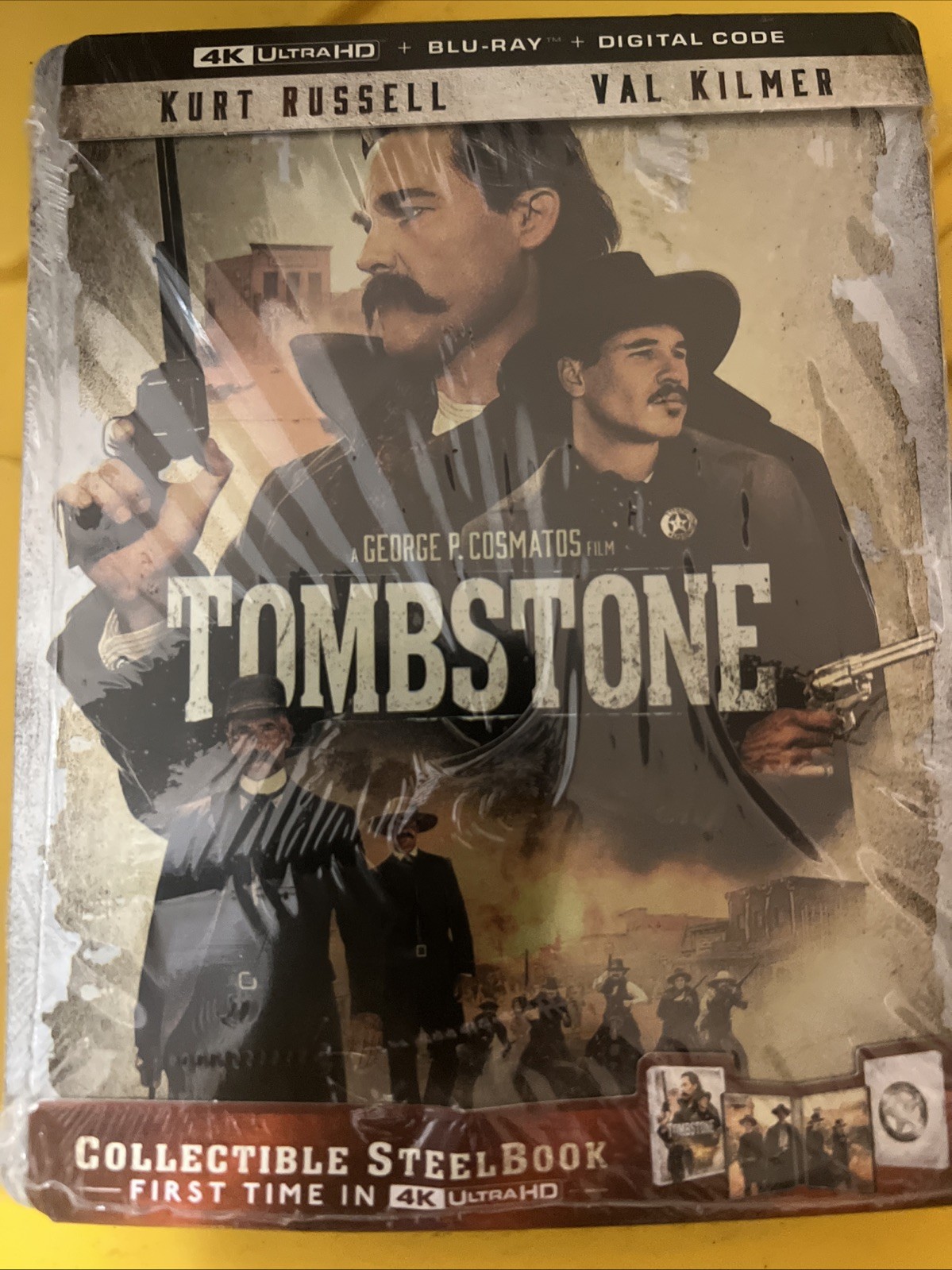 Tombstone 4K UHD + Blu-Ray + Digital Limited Edition U.S. Steelbook MINTY SEALED