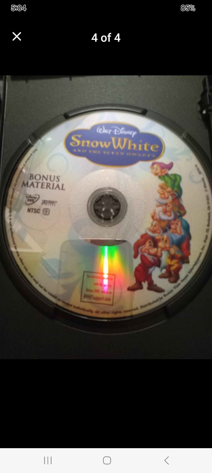 Walt Disney Snow White and the Seven Dwarfs 2-Disc DVD G 2009 84 min NTSC