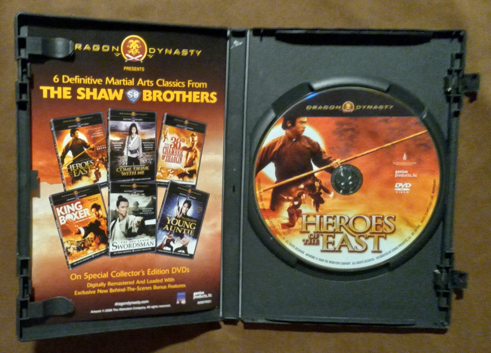 Shaw Brothers – Lot of 11 – Original Dragon Dynasty DVD’s – Region 1