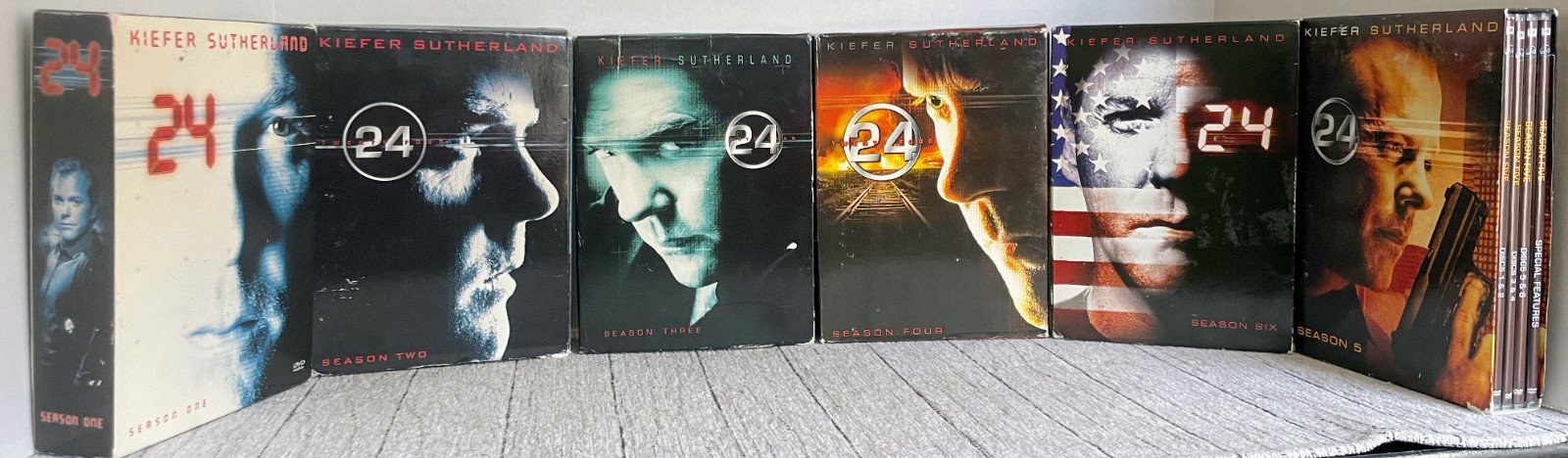 24 SEASONS 1-6 DVDS-KIEFER SUTHERLAND