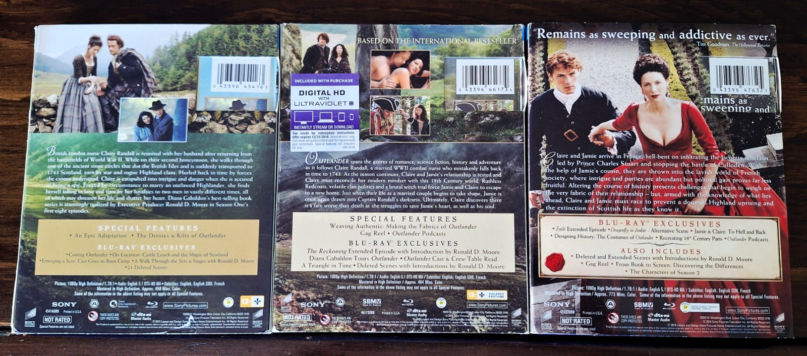 Outlander: The Complete First & Second Season (9-Disc Blu-ray w/Slips, 1 Dig)