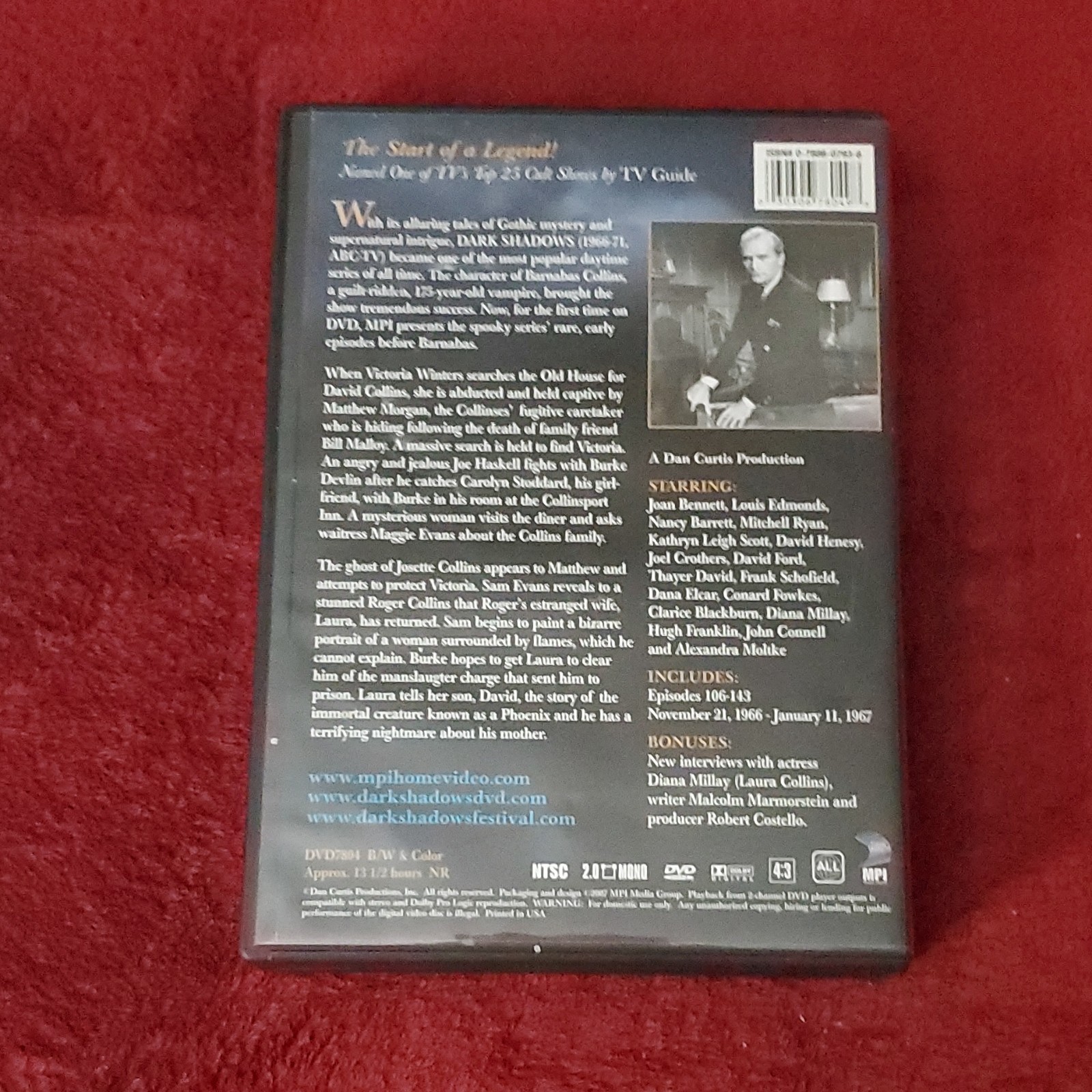 MPI Home Video Dark Shadows The Beginning Box Set DVD Collection 4 Horror Benne…