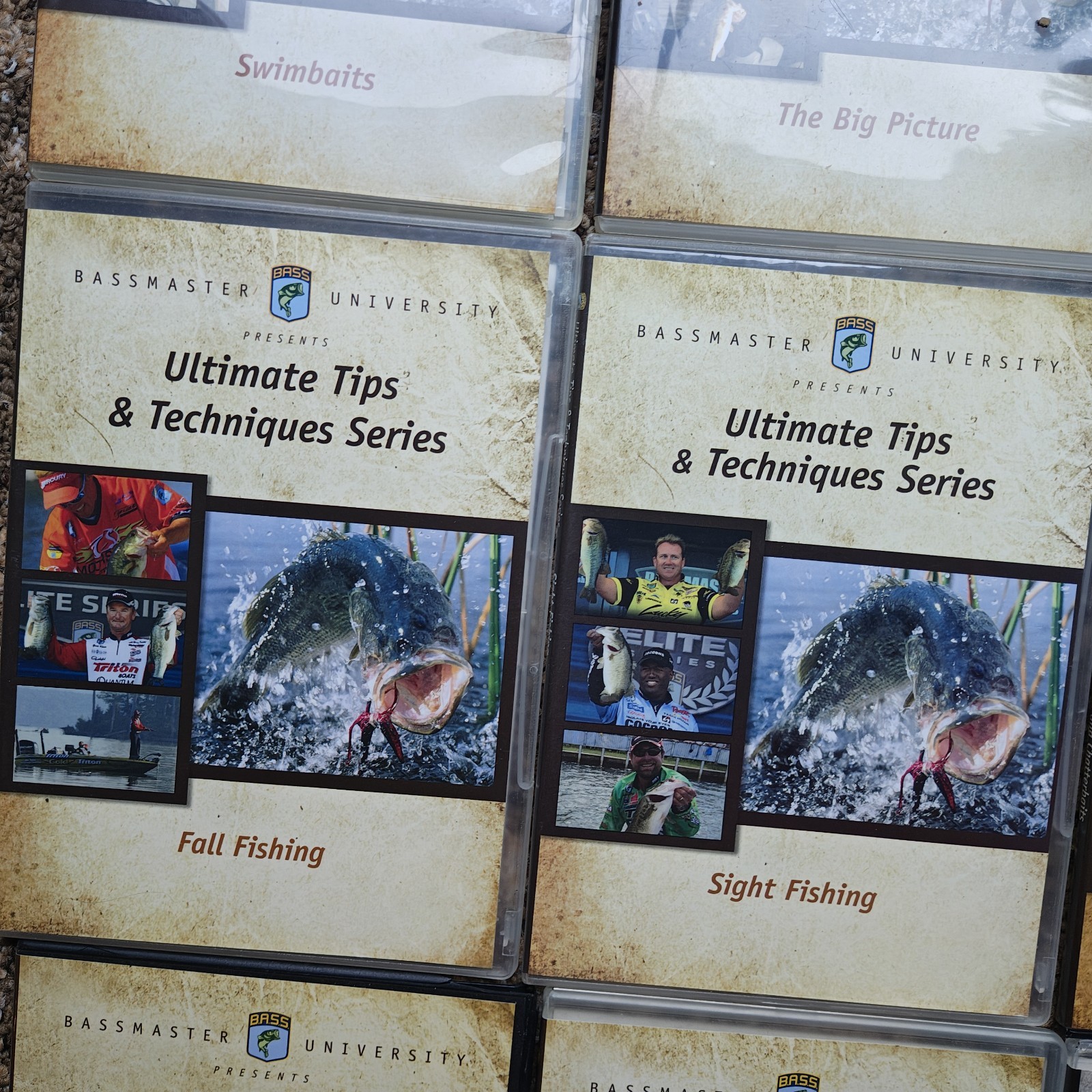 Lot of 14 Bassmaster University Ultimate Tips & Tricks Series