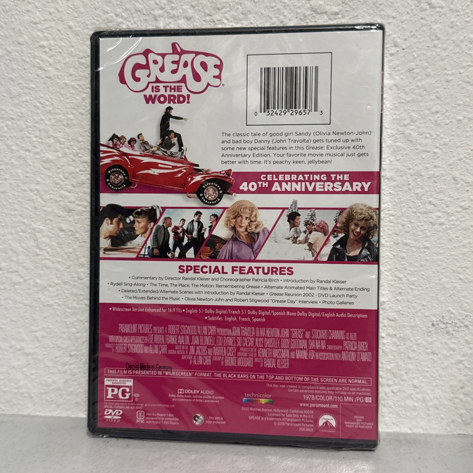 Grease (2018) Widescreen DVD Brand New John Travolta Free Shipping Comedy