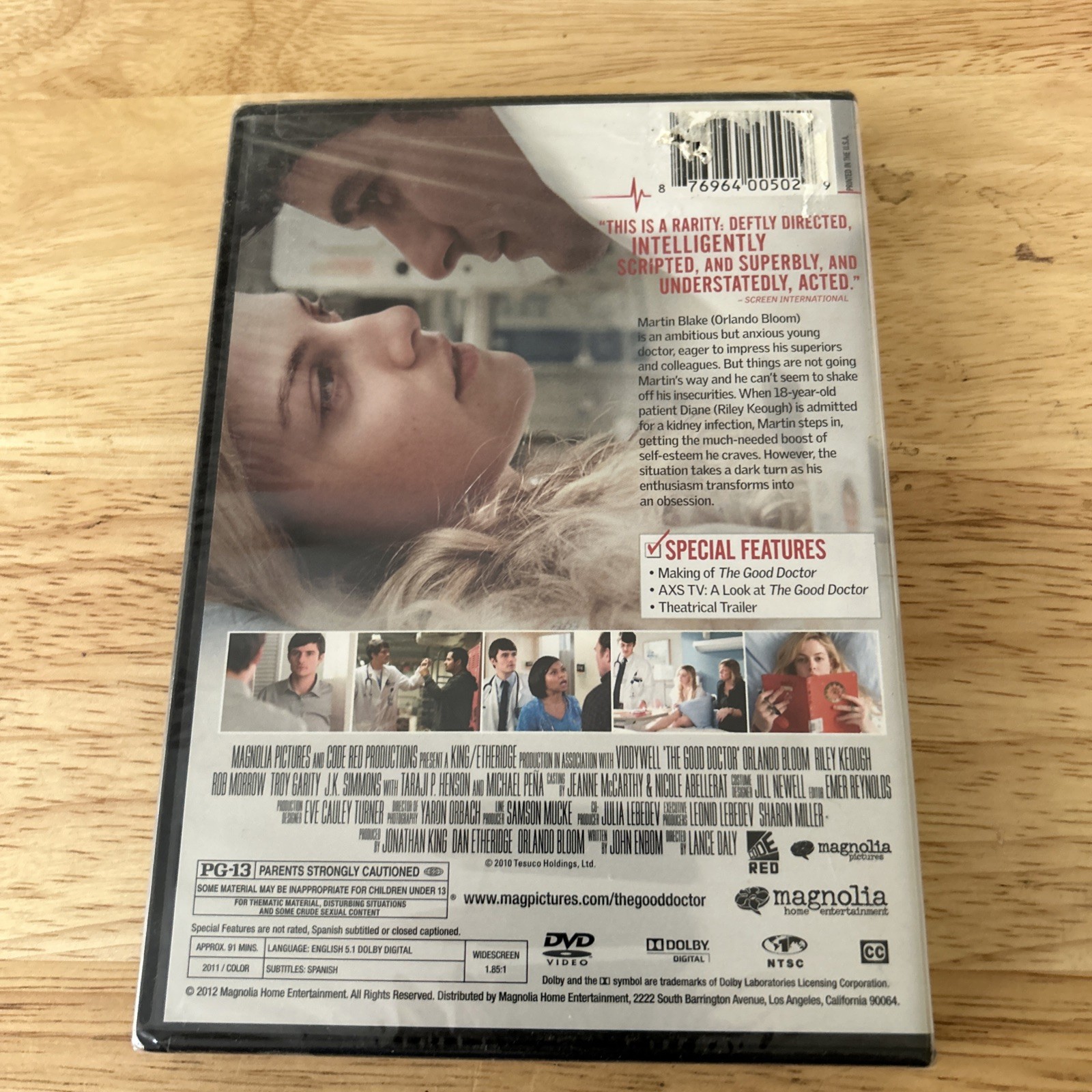 The Good Doctor (DVD, 2011) Orlando Bloom & Riley Keough – NEW