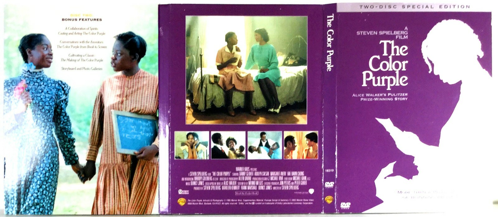 The Color Purple (2-Disc DVD, 1985, Widescreen Special Ed.) Like New !