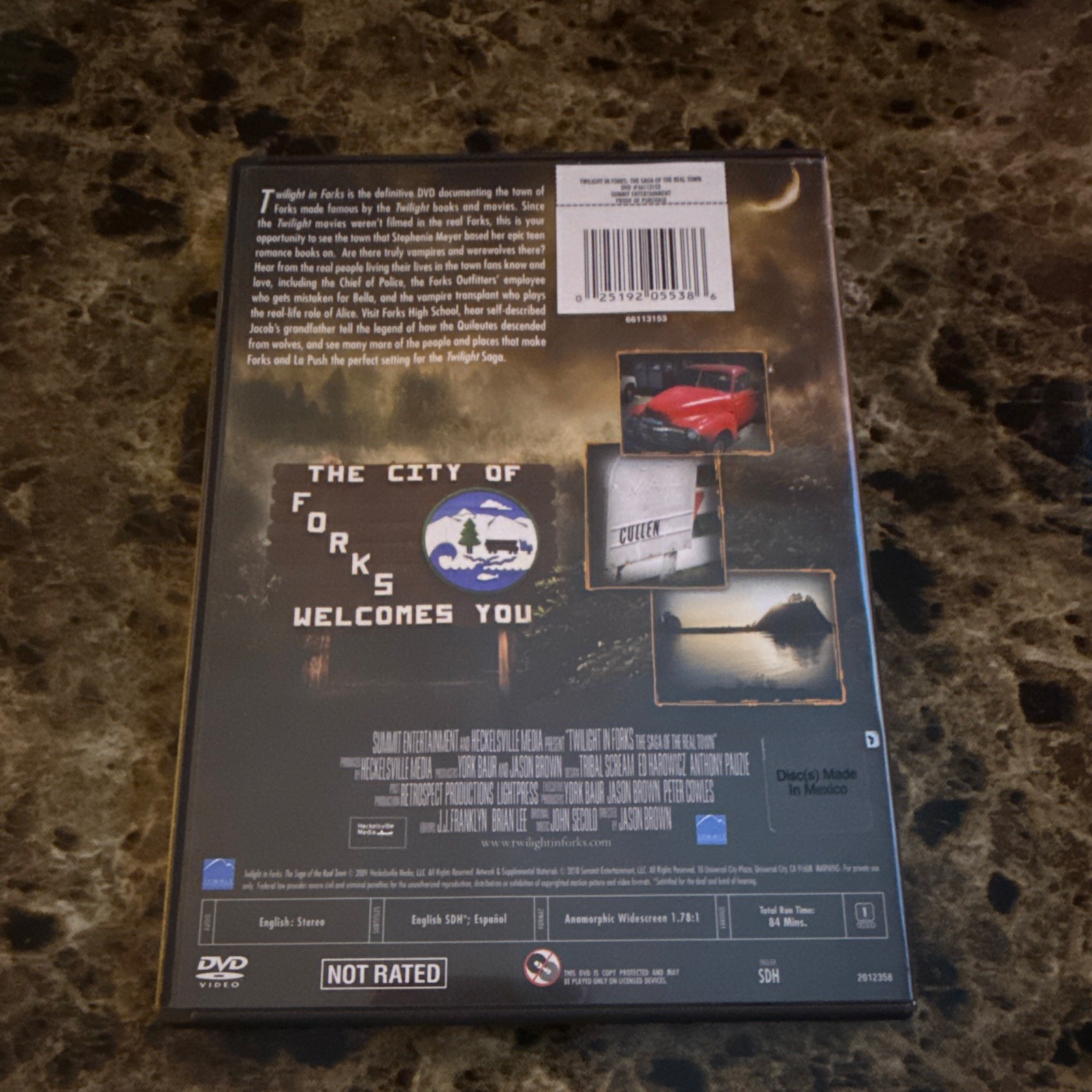 Twilight in Forks (2009) DVD NR Widescreen 84 Min Subtitles- Summit Ent.