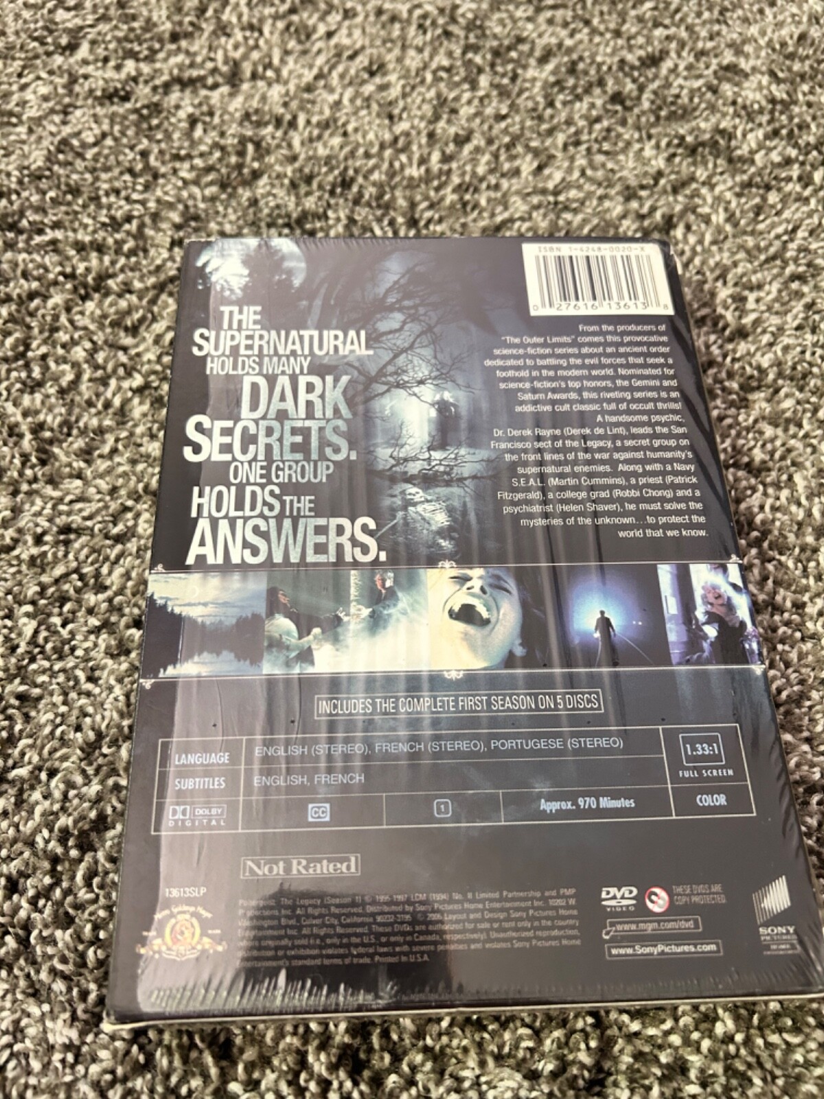 Poltergeist: The Legacy – Season 1 (DVD, 2006, 5-Disc Set) Not Rated