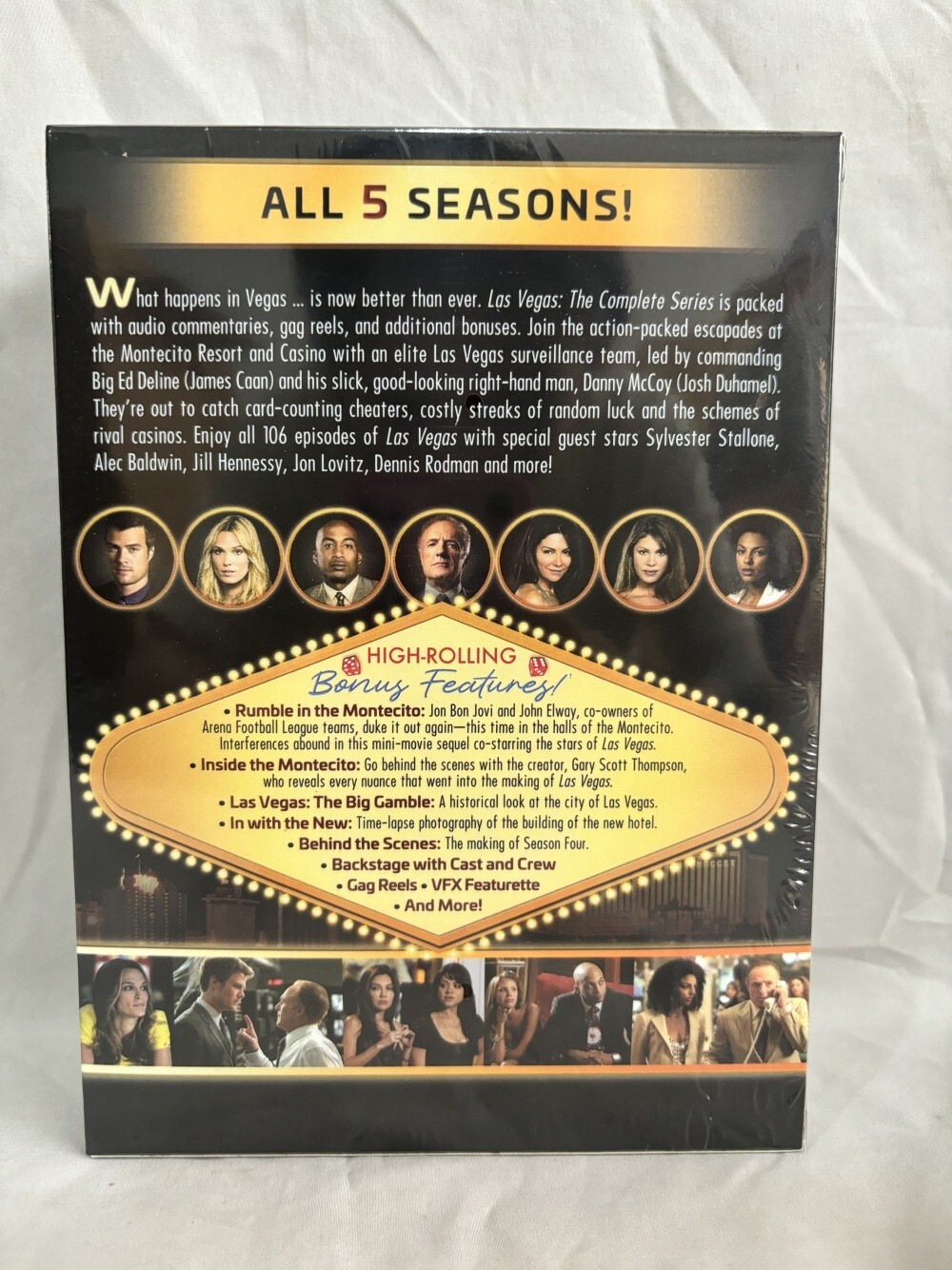Las Vegas: The Complete Series [DVD 25-Disc] Boxed Set Dolby Sign Language Subt