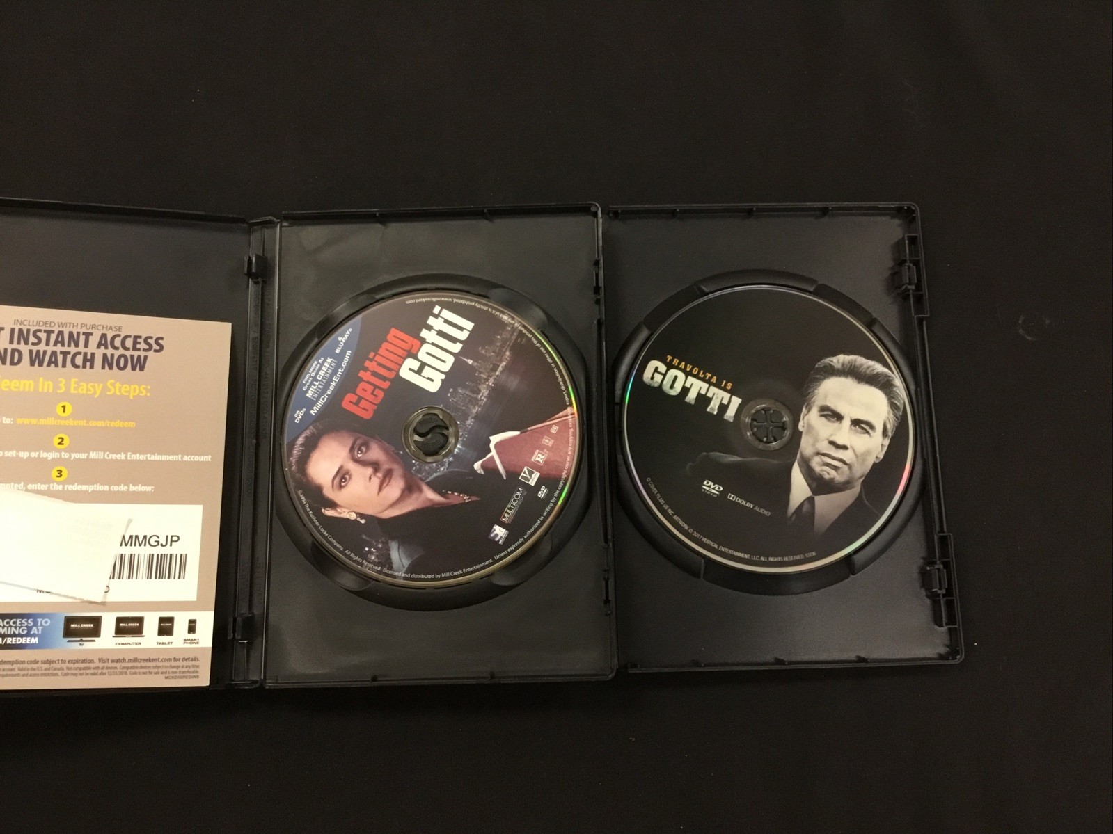 Getting Gotti (1994) + Gotti (2017) – 2 Movie DVD Lot JOHN TRAVOLTA John Gotti