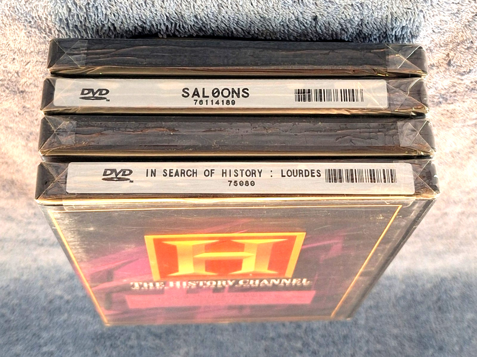 4 DVDs, The History Channel: The Past Comes Alive, Shrine of Miracles, al et NEW