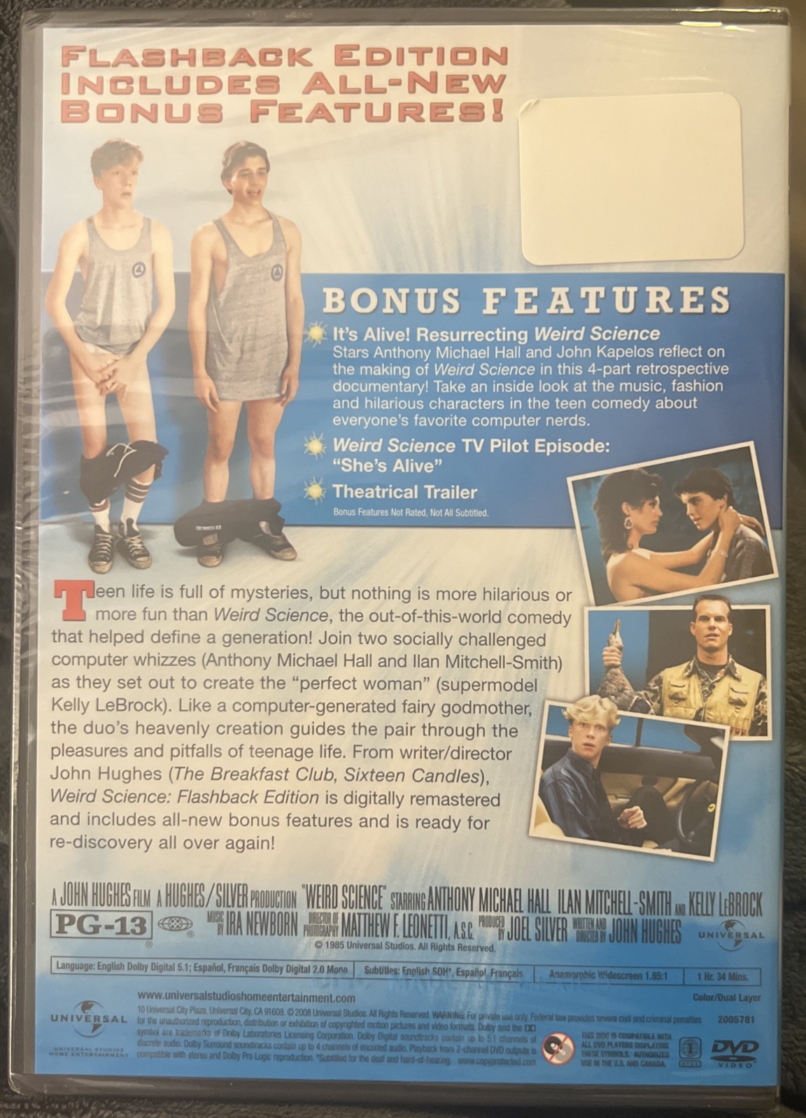 John Hughes ‘Weird Science’ (1985 ~ Flashback Edition NEW) Anthony Michael Hall