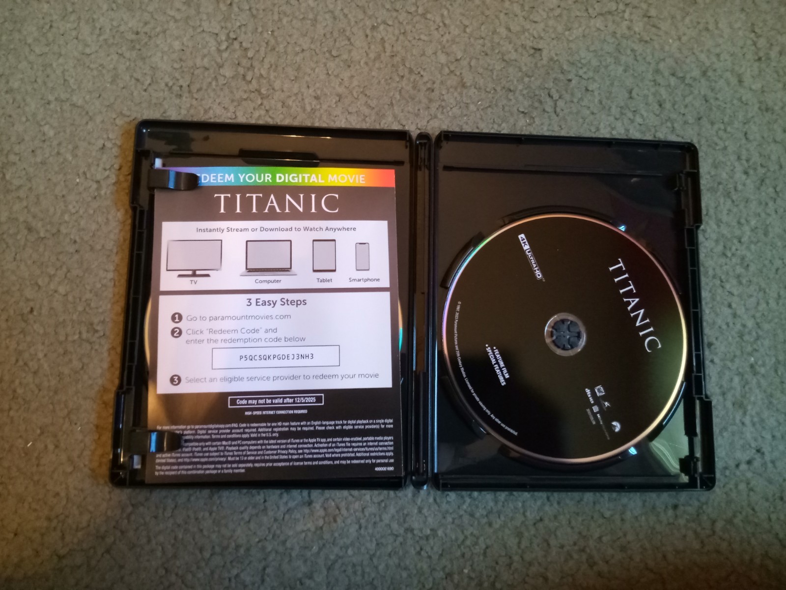 Titanic (4K-Ultra HD, 1997)