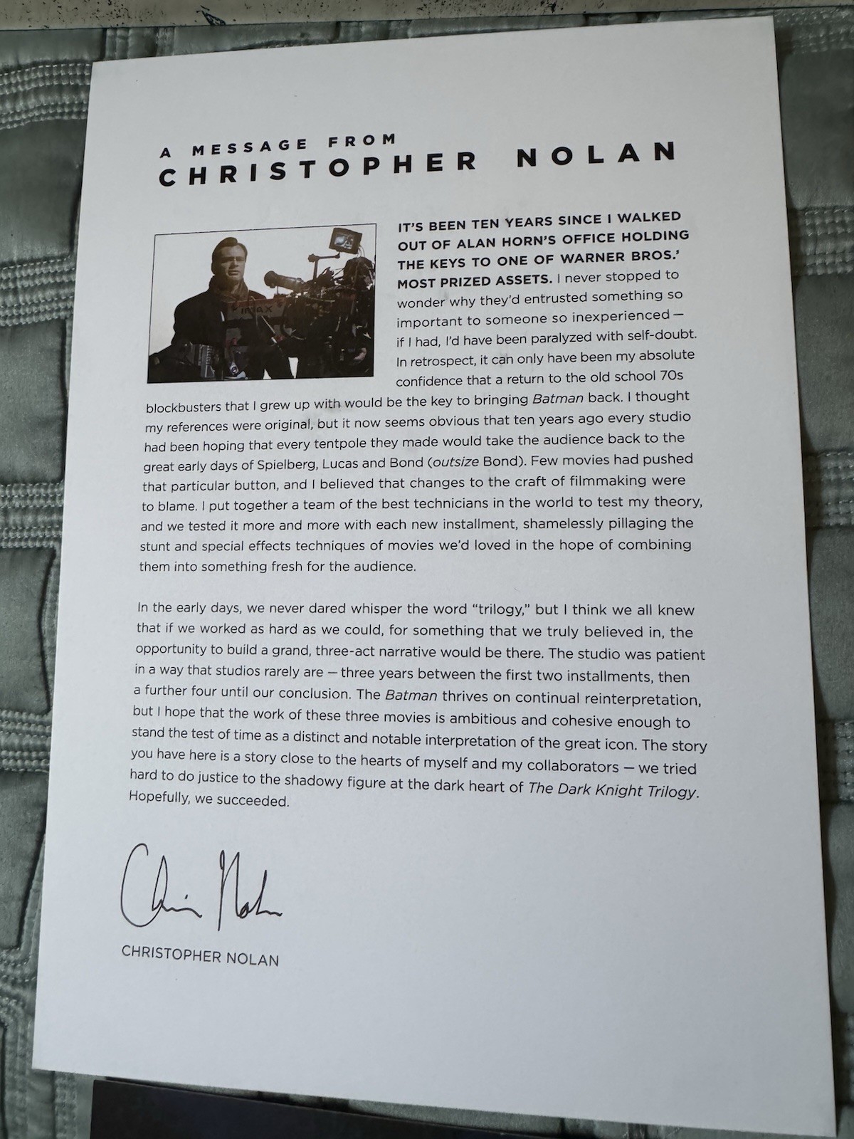 *No Toys* The Dark Knight Trilogy Ultimate Collector’s Edition Blu-Ray Numbered