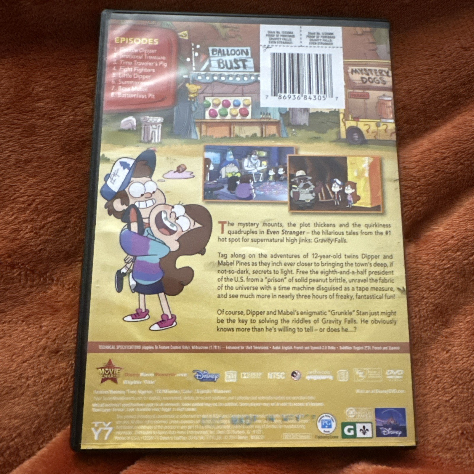 Gravity Falls: Even Stranger (DVD, 2014) Volume 2 Rare OOP